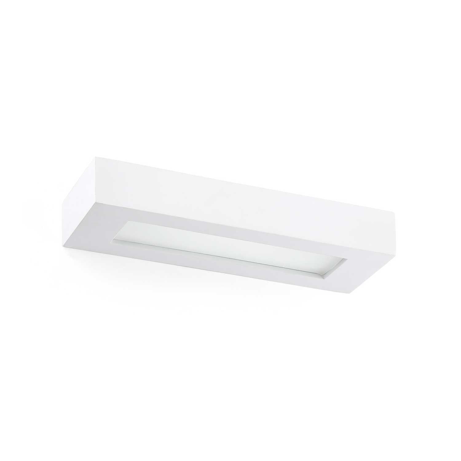 Olaf - Aplique de pared blanca de yeso para pasillo