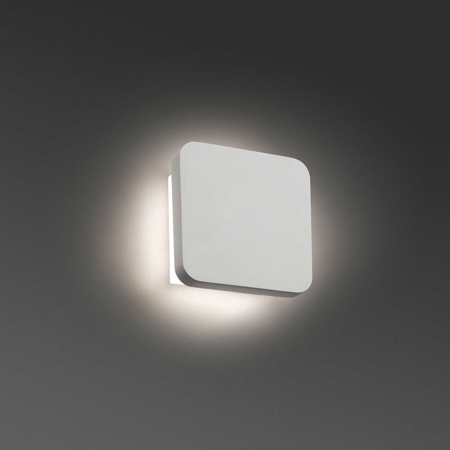 Elsa - Aplique de pared blanco de yeso led diseño para salón