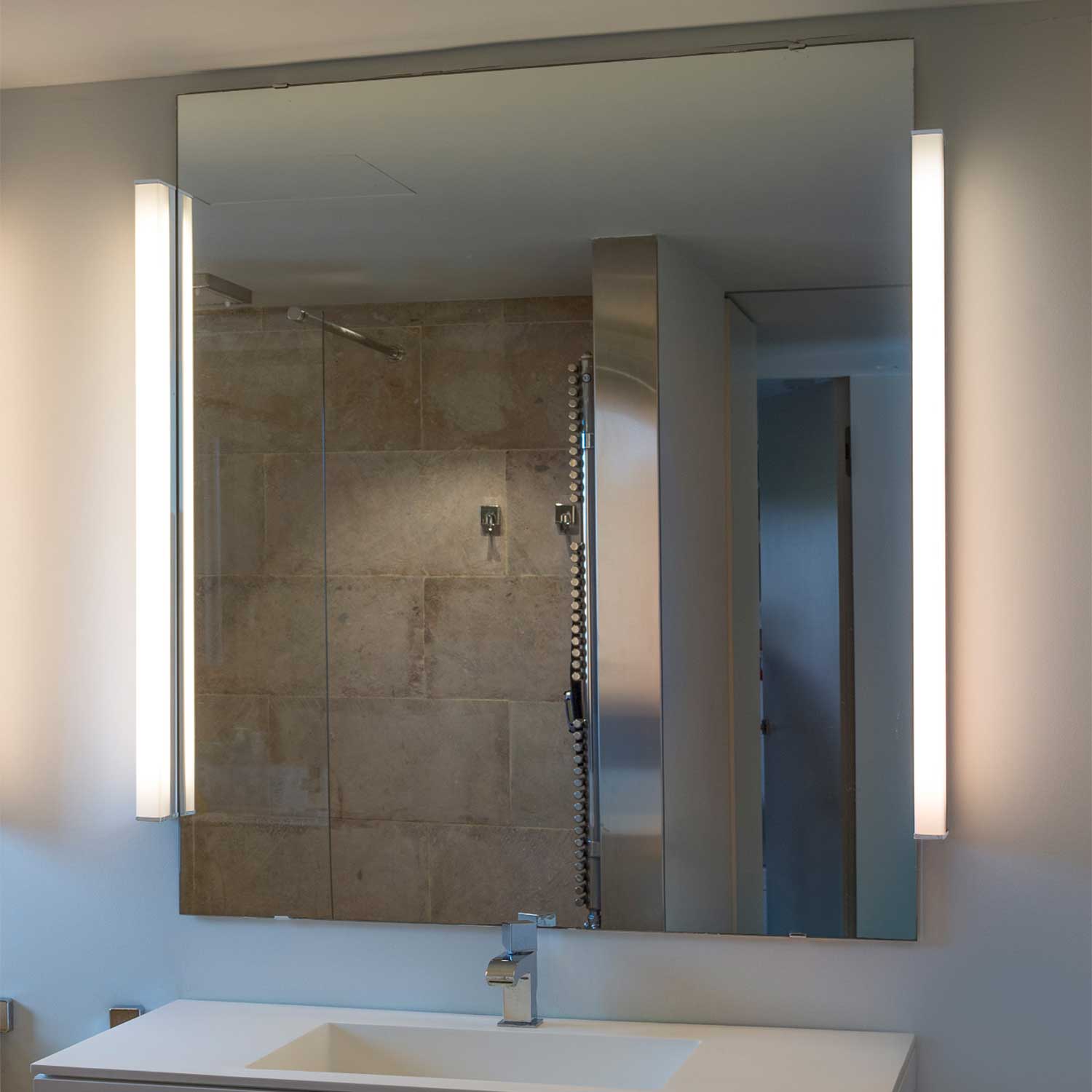 Nilo - Applique murale tube led pour miroir de salle de bain
