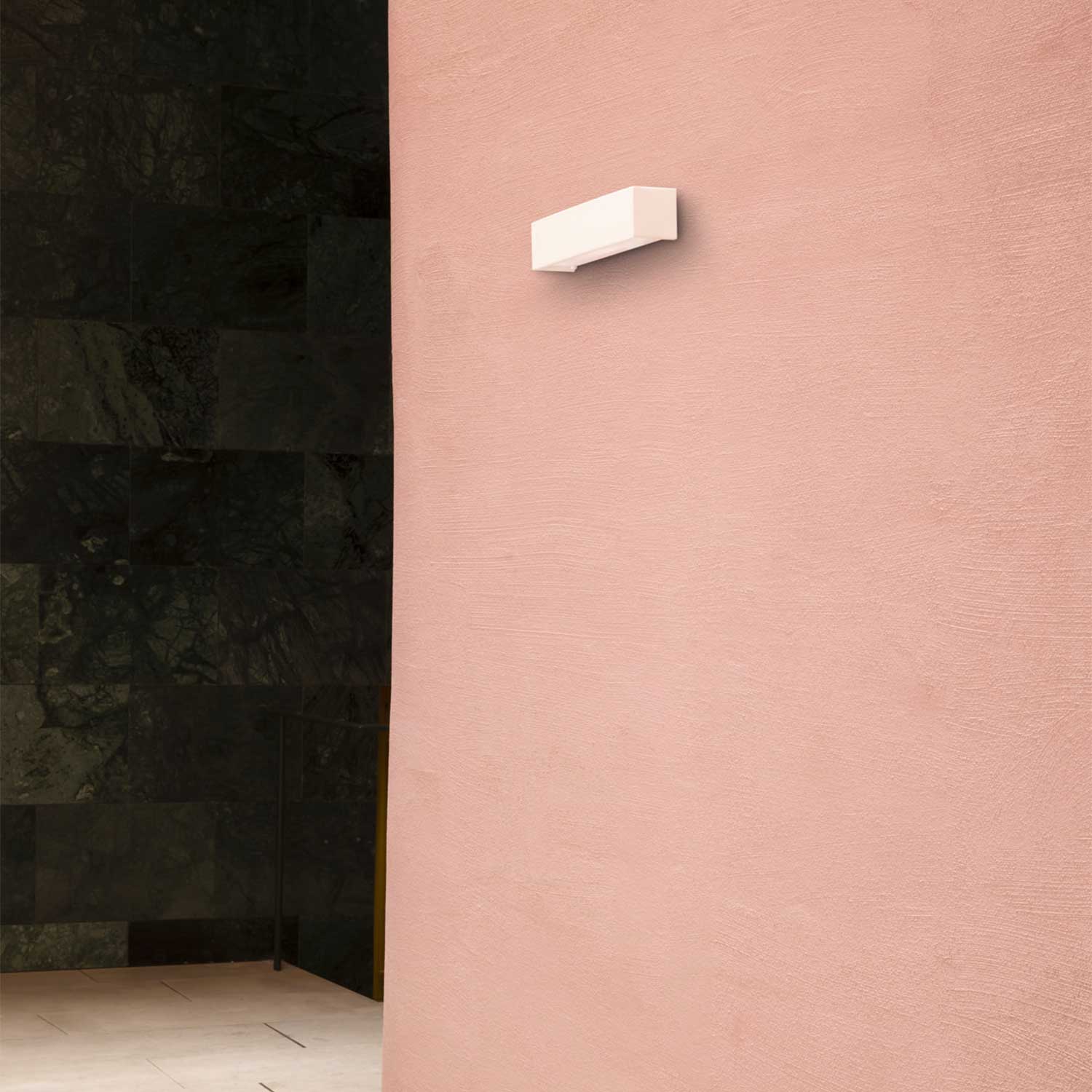 Milo - Applique murale plâtre pour couloir minimaliste