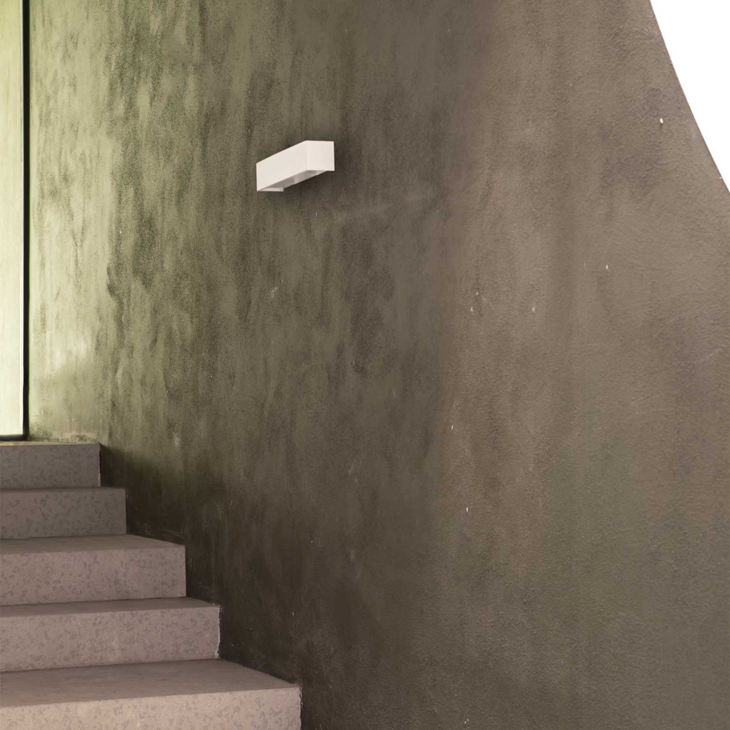 Milo - Applique murale plâtre pour couloir minimaliste