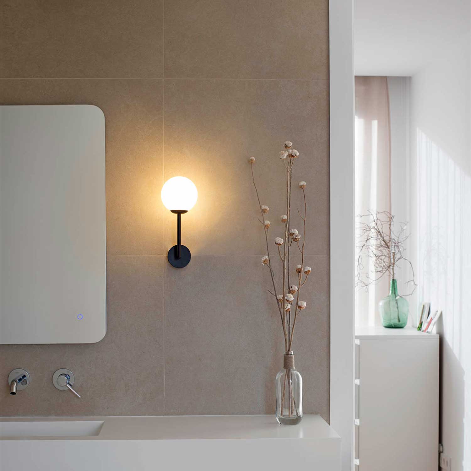 Gala - Applique murale design étanche IP44 pour salle de bain