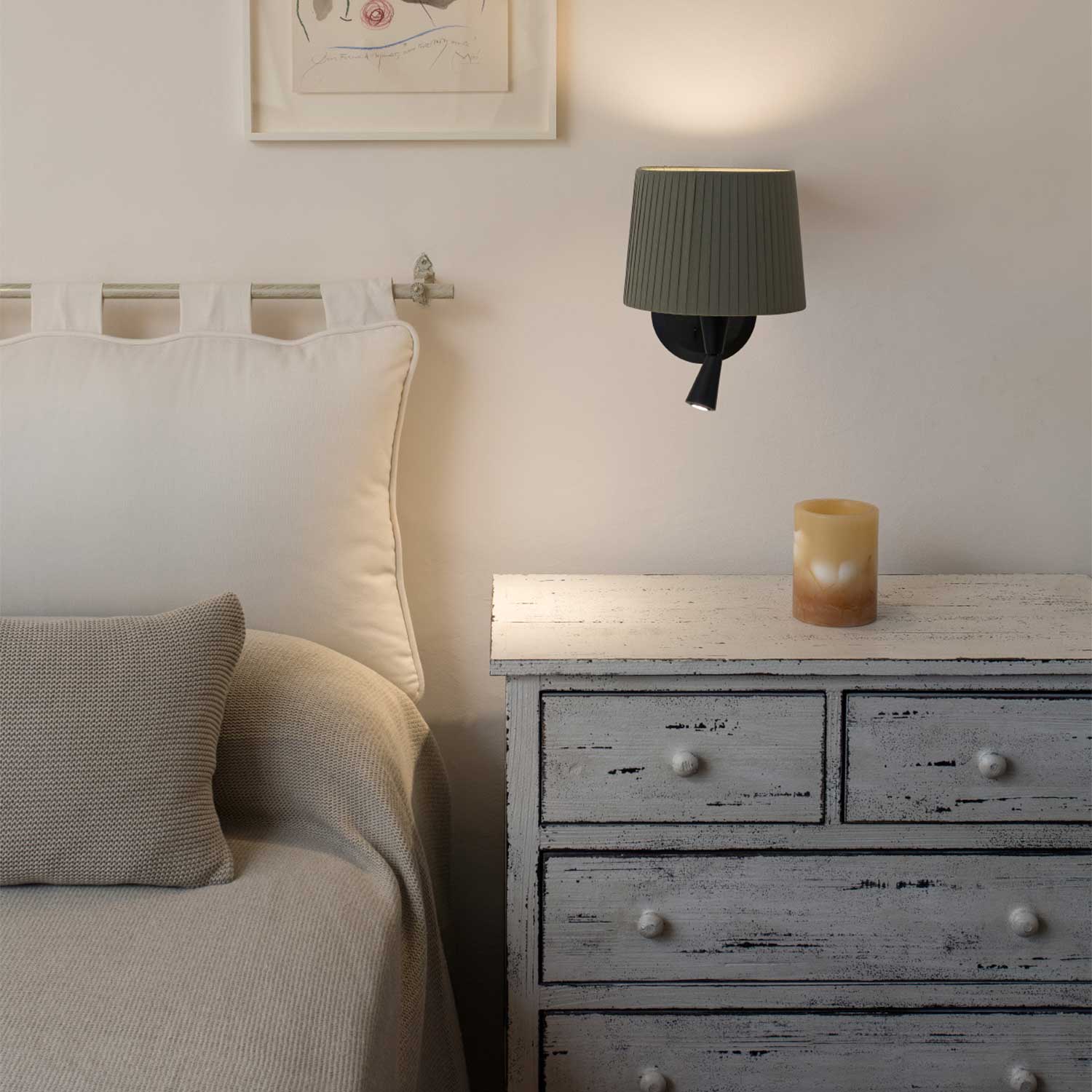 Samba - Applique murale liseuse moderne pour chambre design