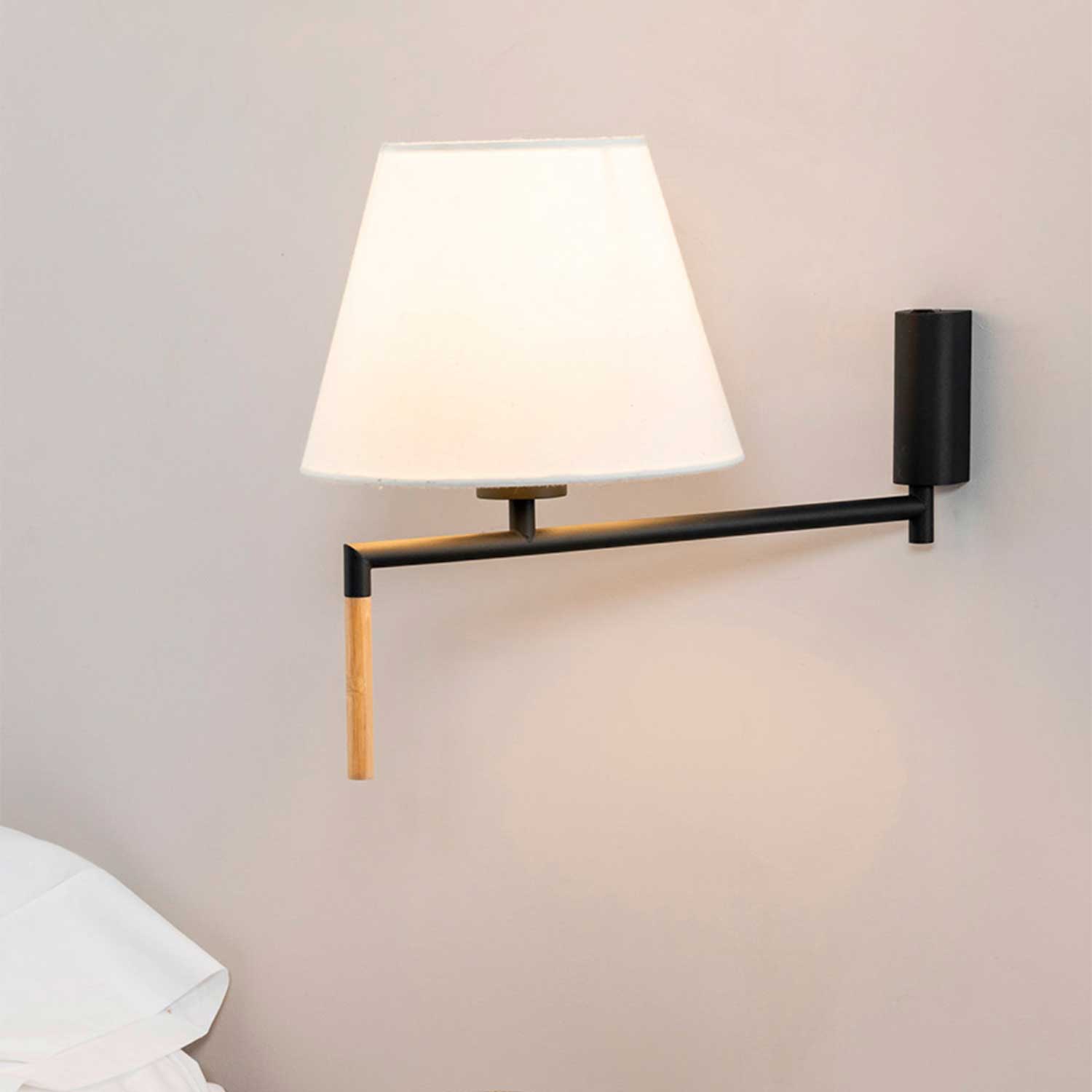 Ron - Applique murale de chevet orientable pour chambre moderne