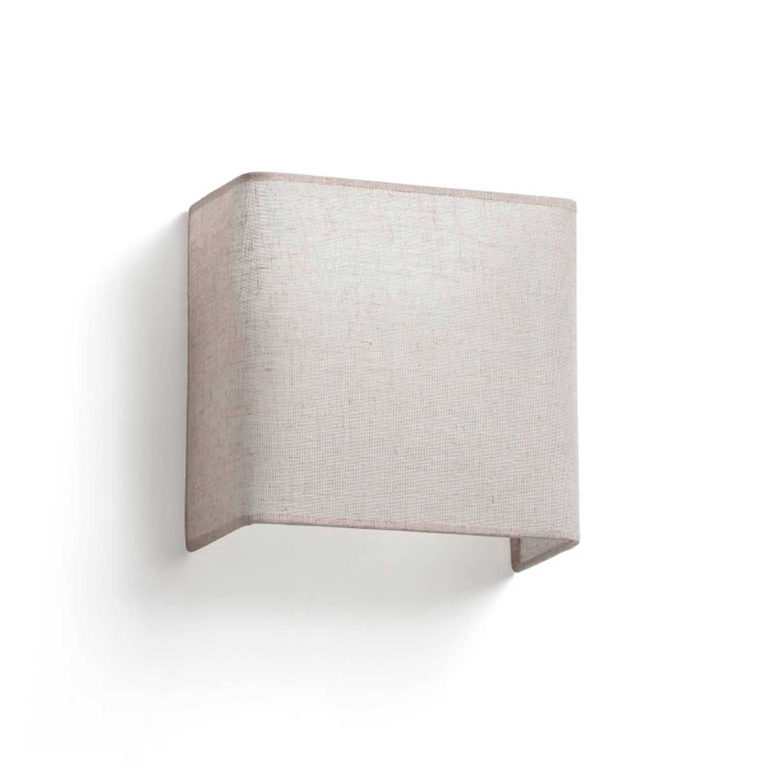 Otton - Exotic design jute fabric wall sconce