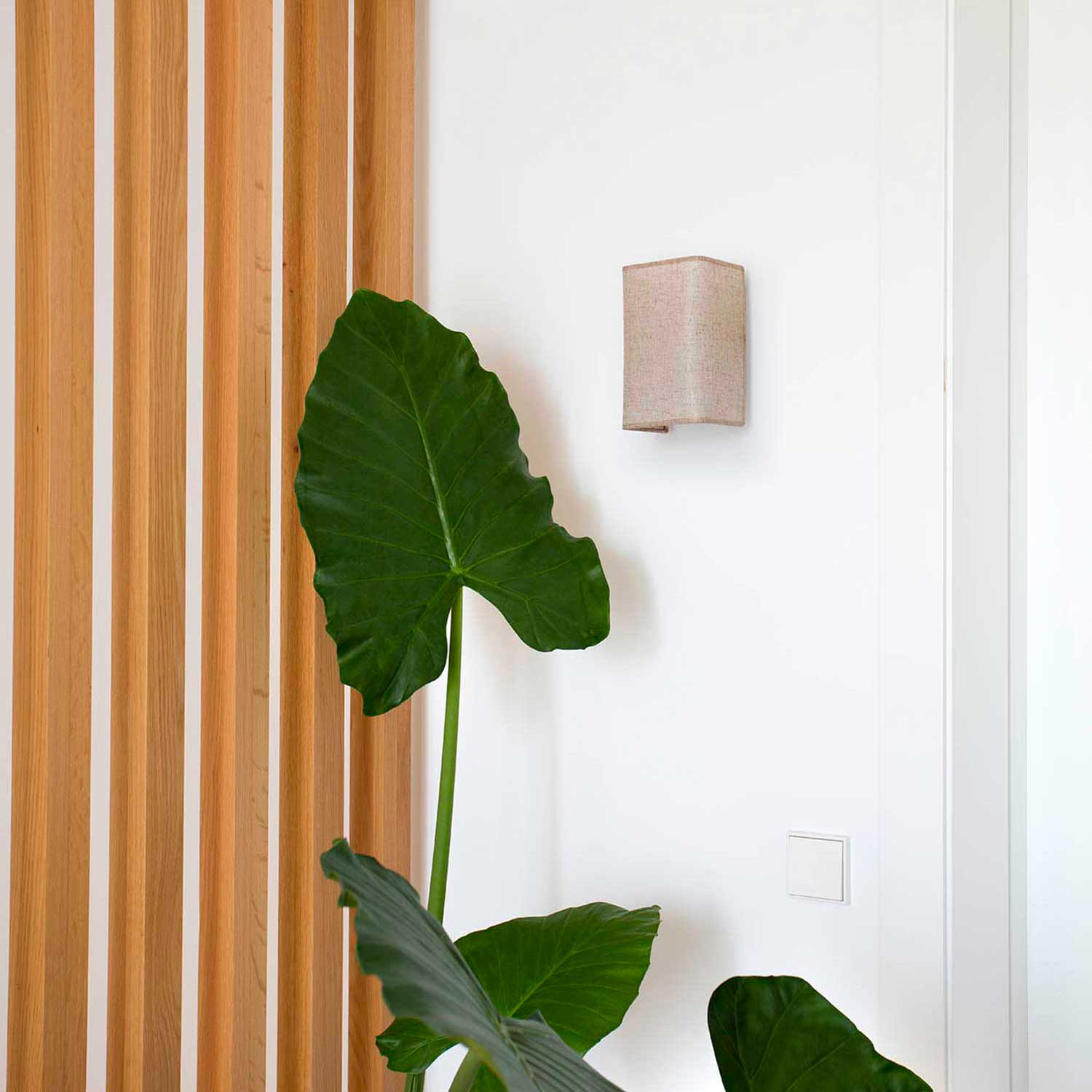 Otton - Applique murale en jute pour salon bohème
