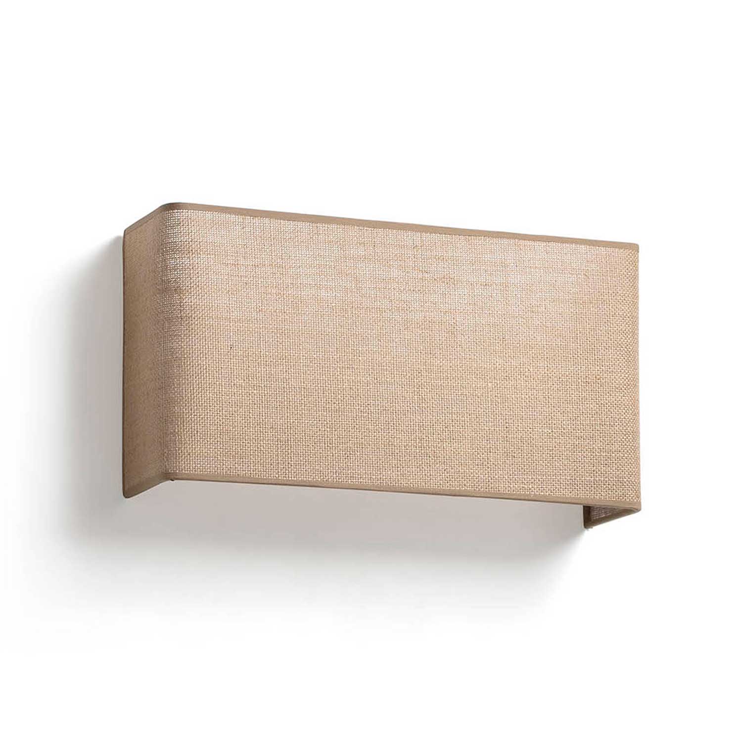 Otton - Exotic design jute fabric wall sconce