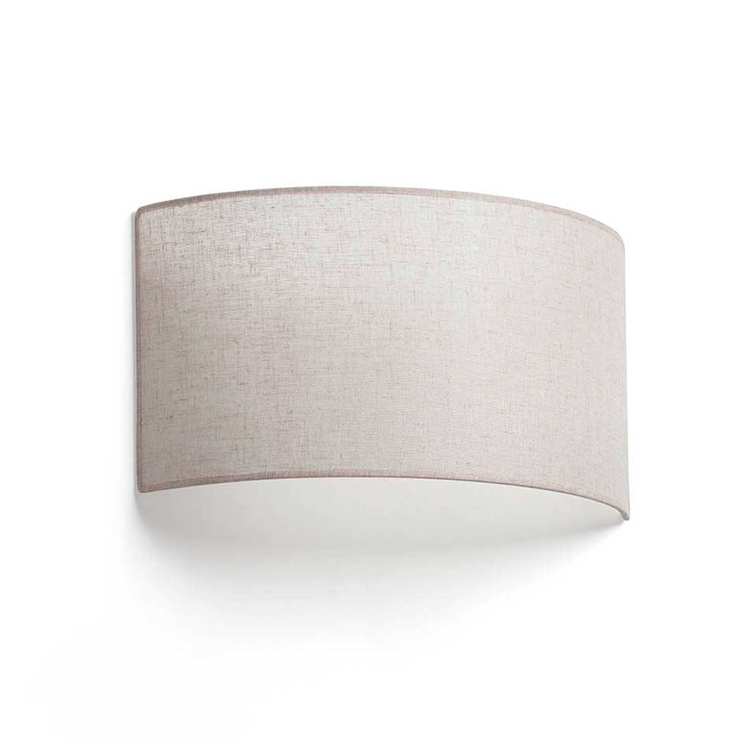 Otton - Aplique de pared para salón zen en tela de yute