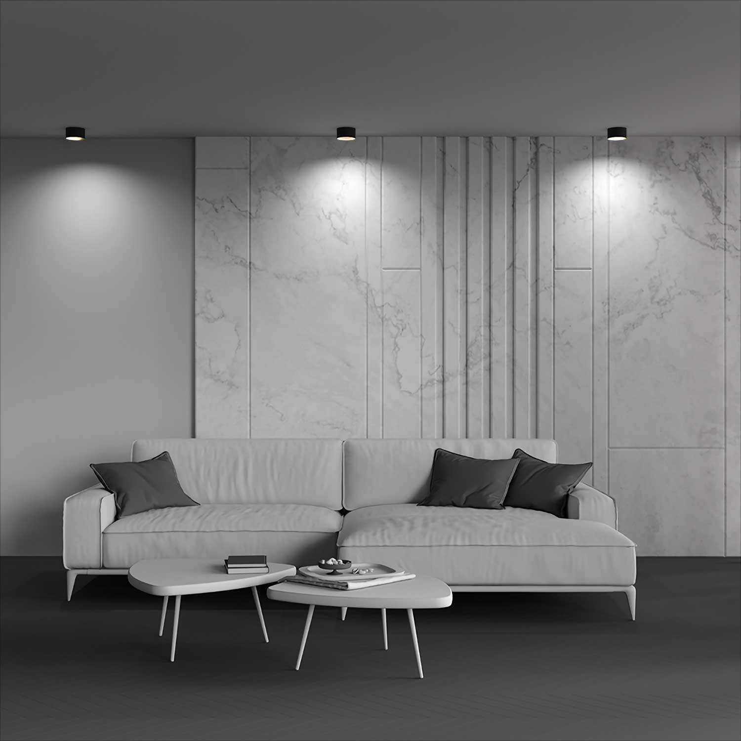 Vega - LED-Wandstrahler im modernen Design