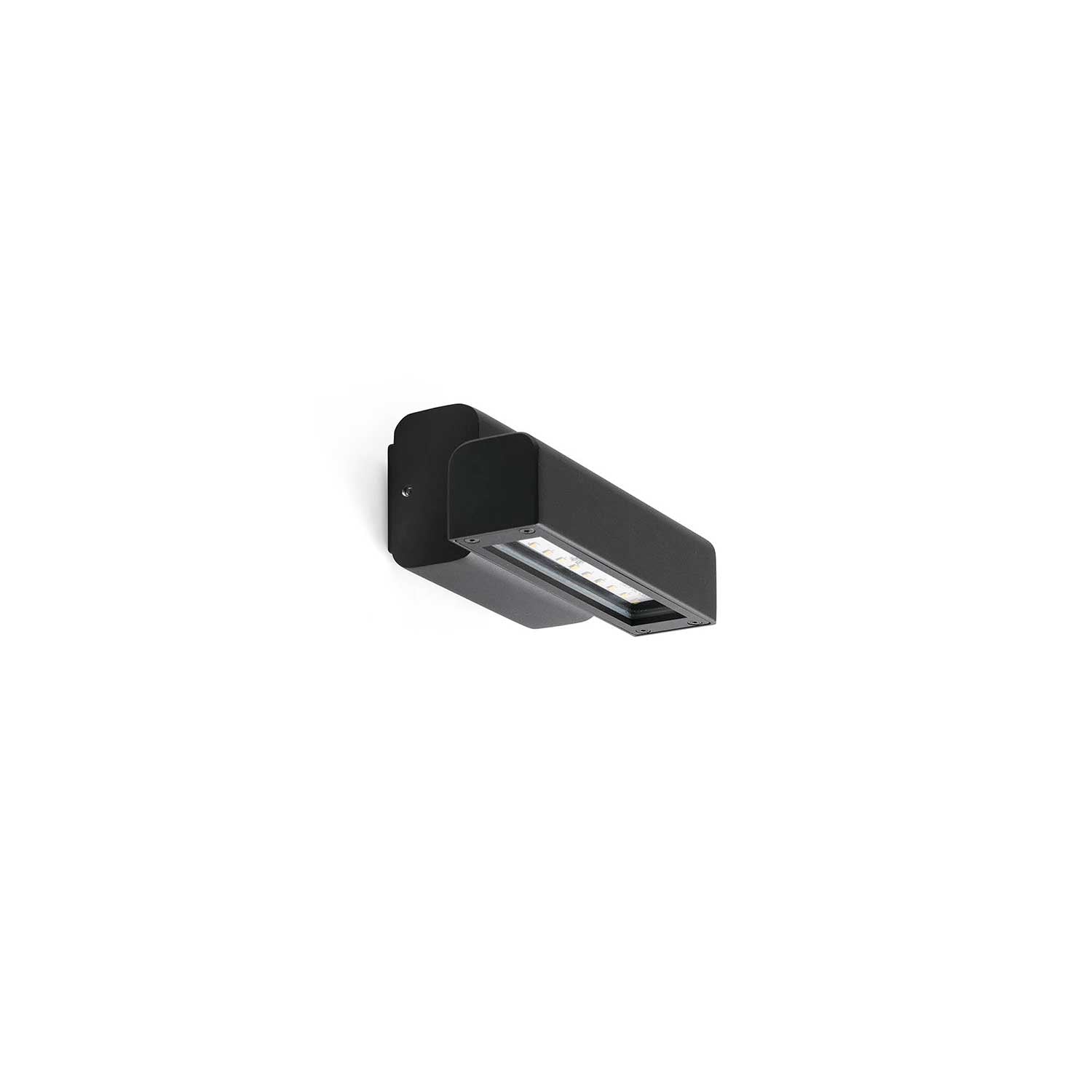 Balic - Applique murale noire led extérieure pour maison moderne