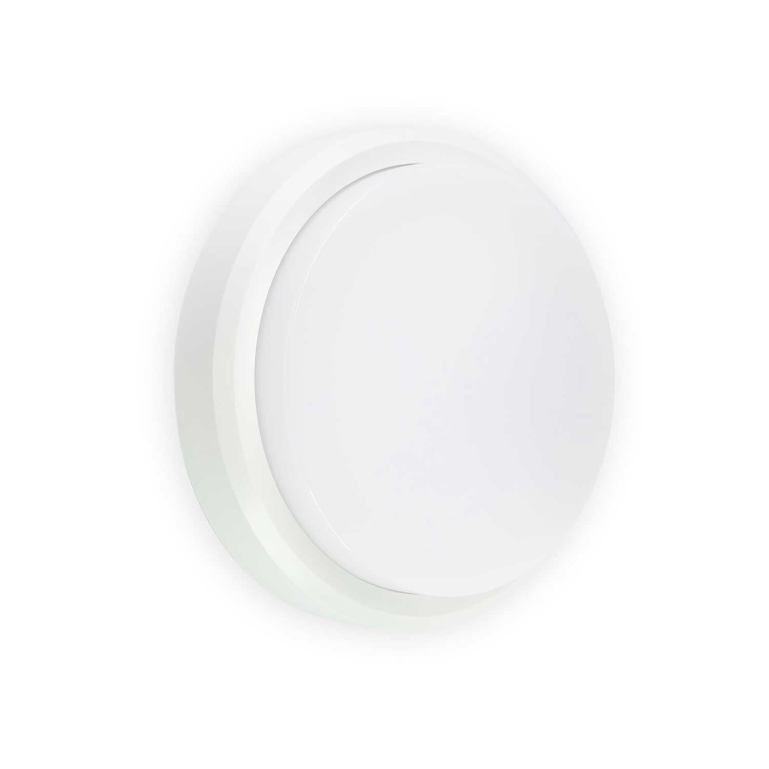 Tom - Applique murale led extérieure ronde diffuseur en verre