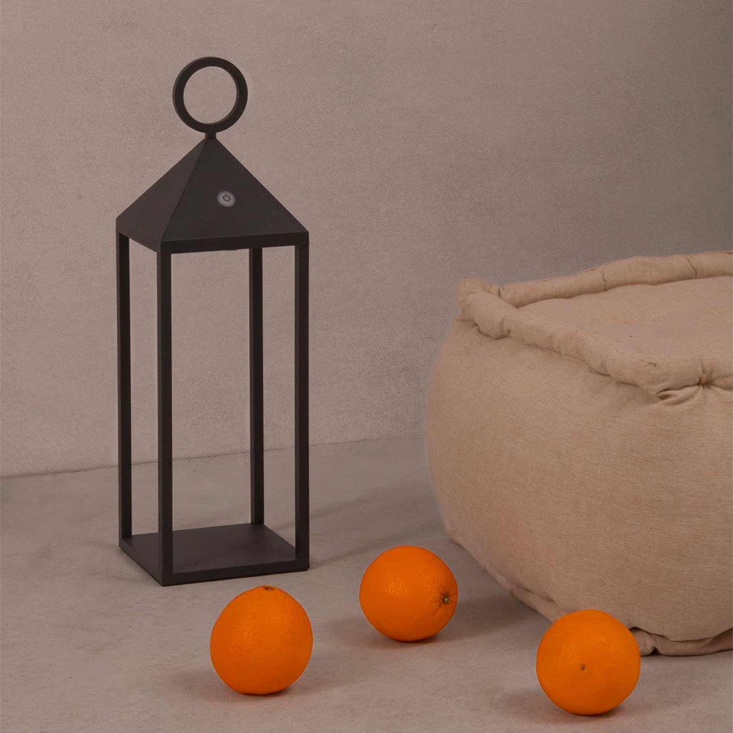 Argus - Lampe portable led en alu gris foncé pour extérieur moderne
