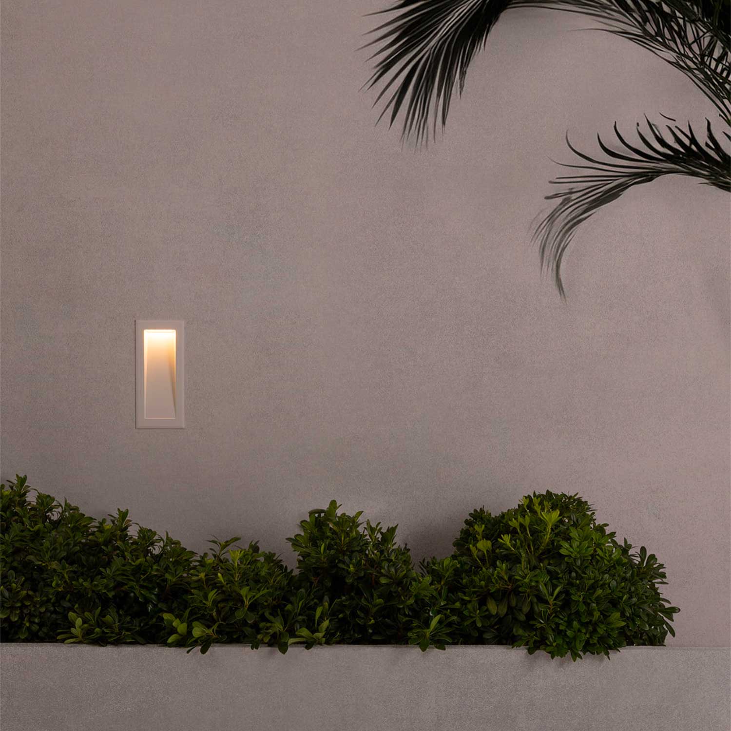 Soun - Applique murale encastré en acier led design moderne