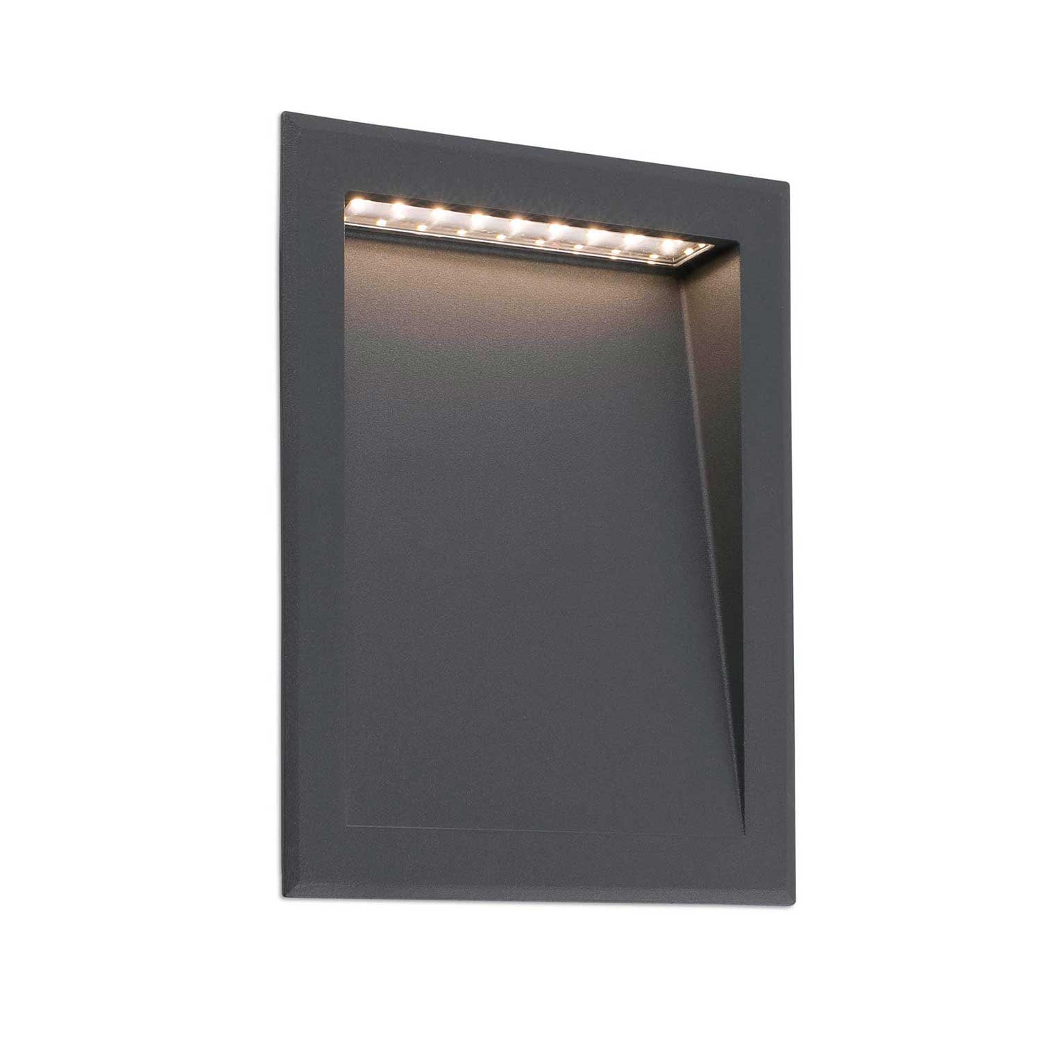 Soun - Applique murale encastré en acier led design moderne