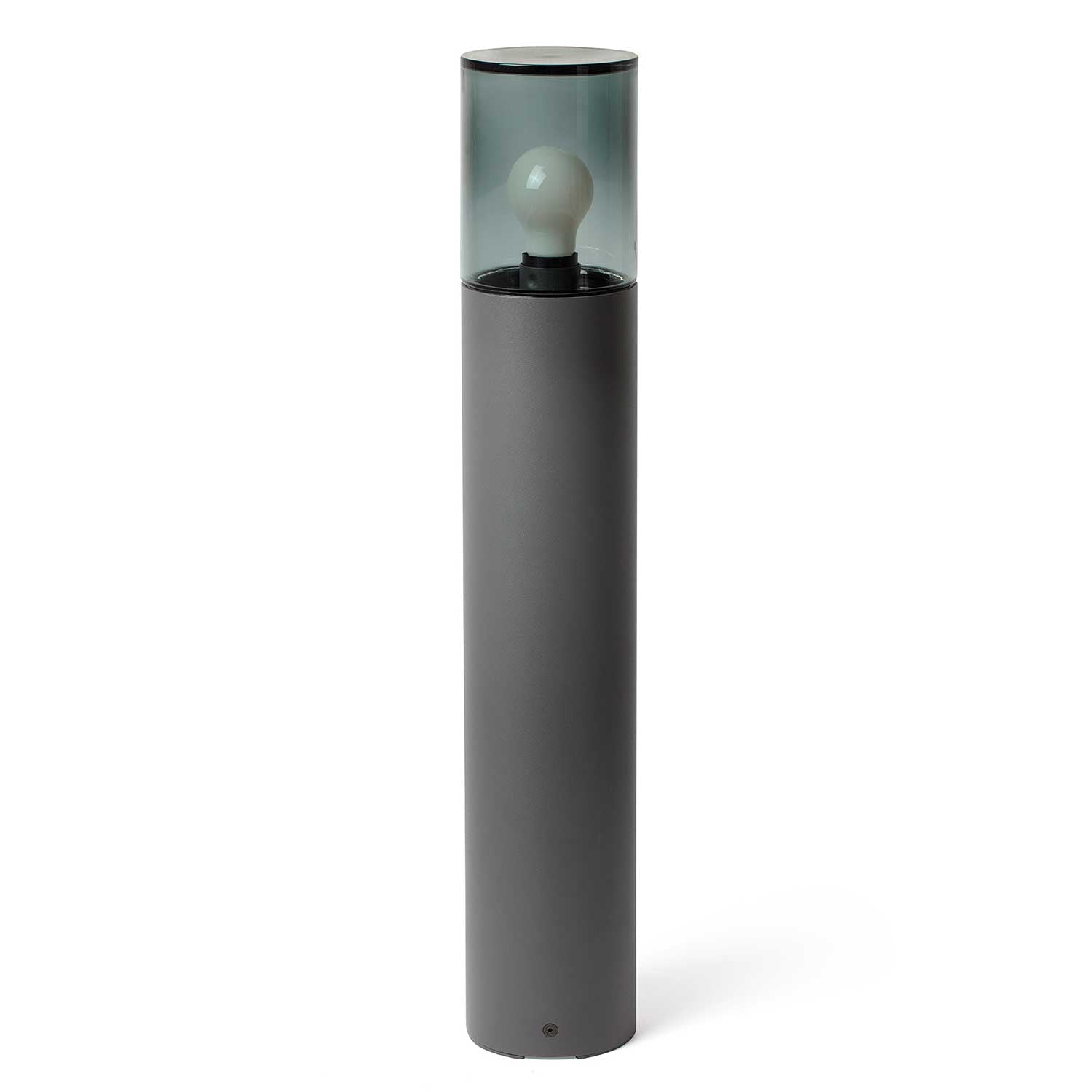Kila - Borne lumineuse en verre pour extérieur moderne