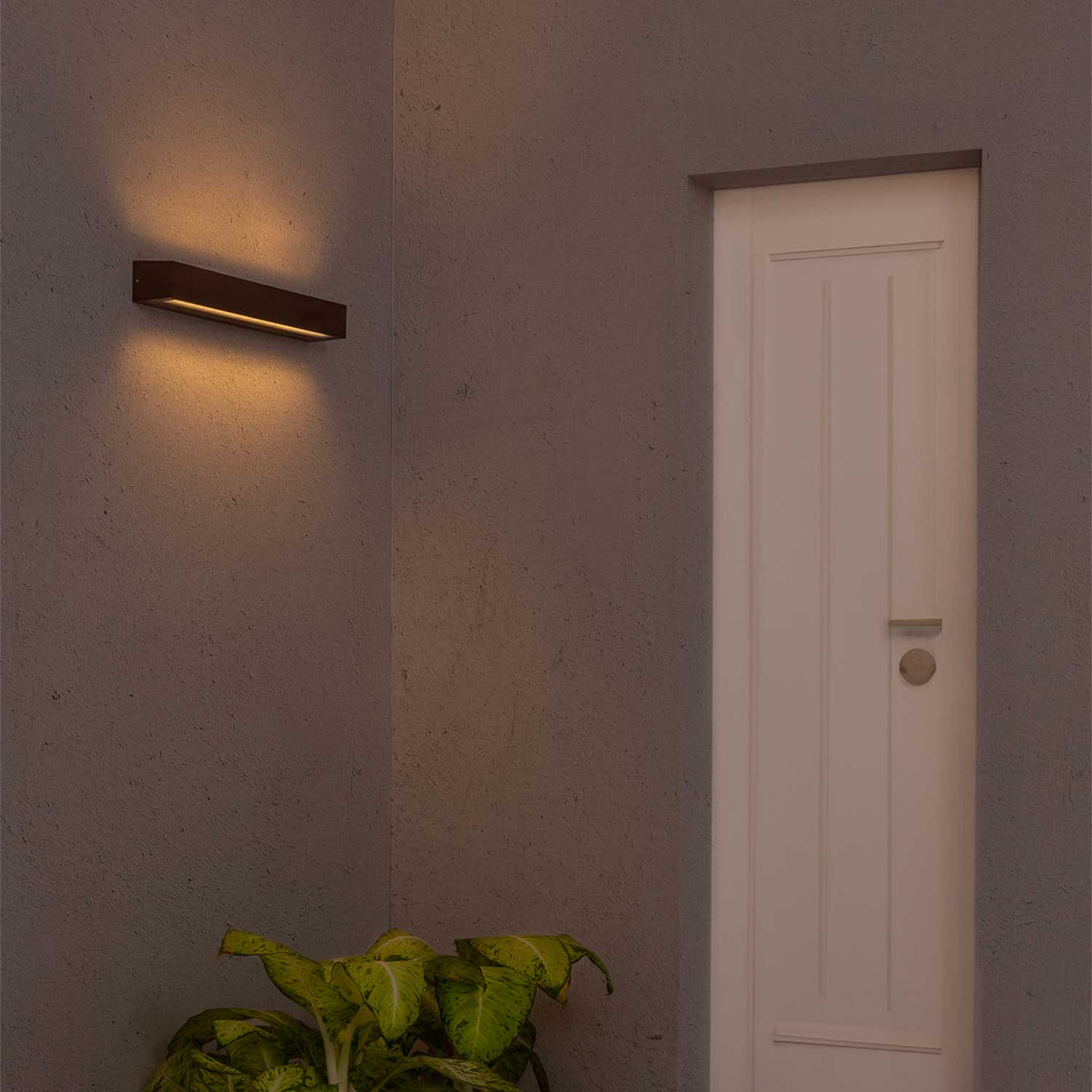 Doro - Applique murale led en acier pour extérieur moderne