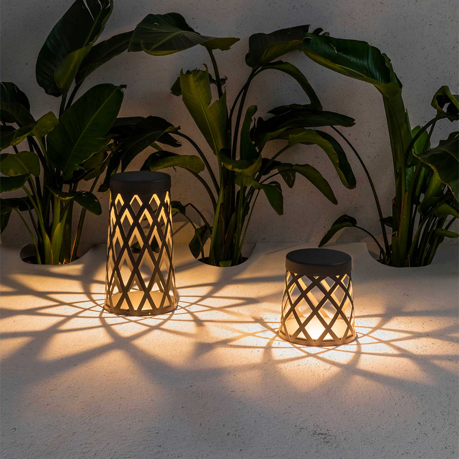 Shadow - Balise design pour extérieur avec led intégrée