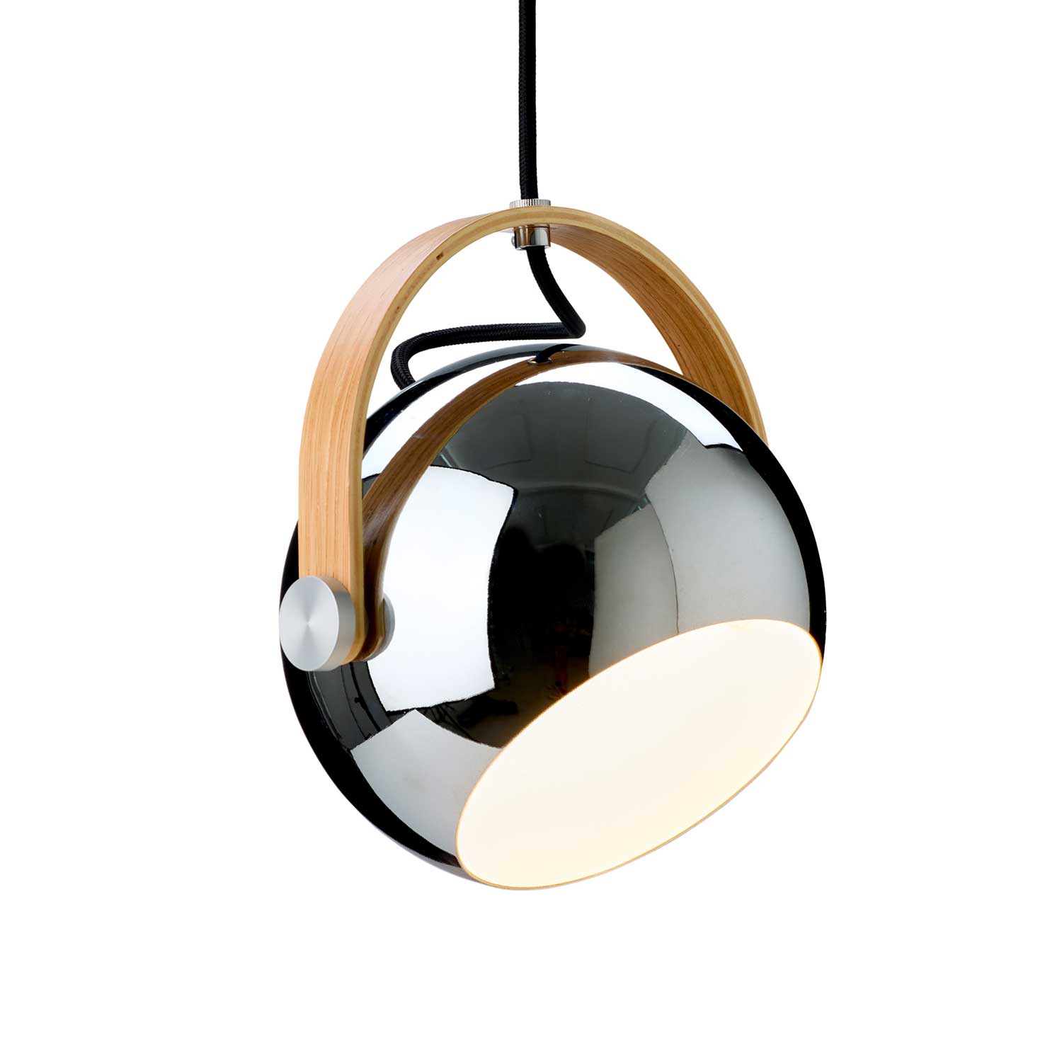 DC - Suspension chromée design vintage orientable