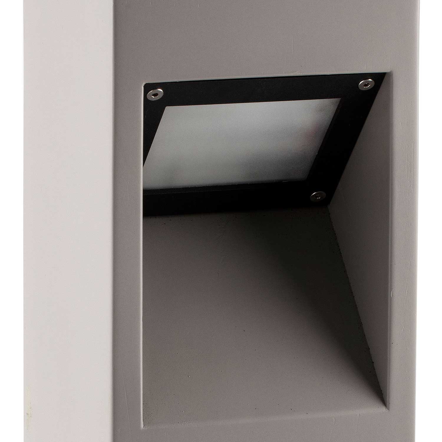 Cast - Borne led extérieur en béton design industriel