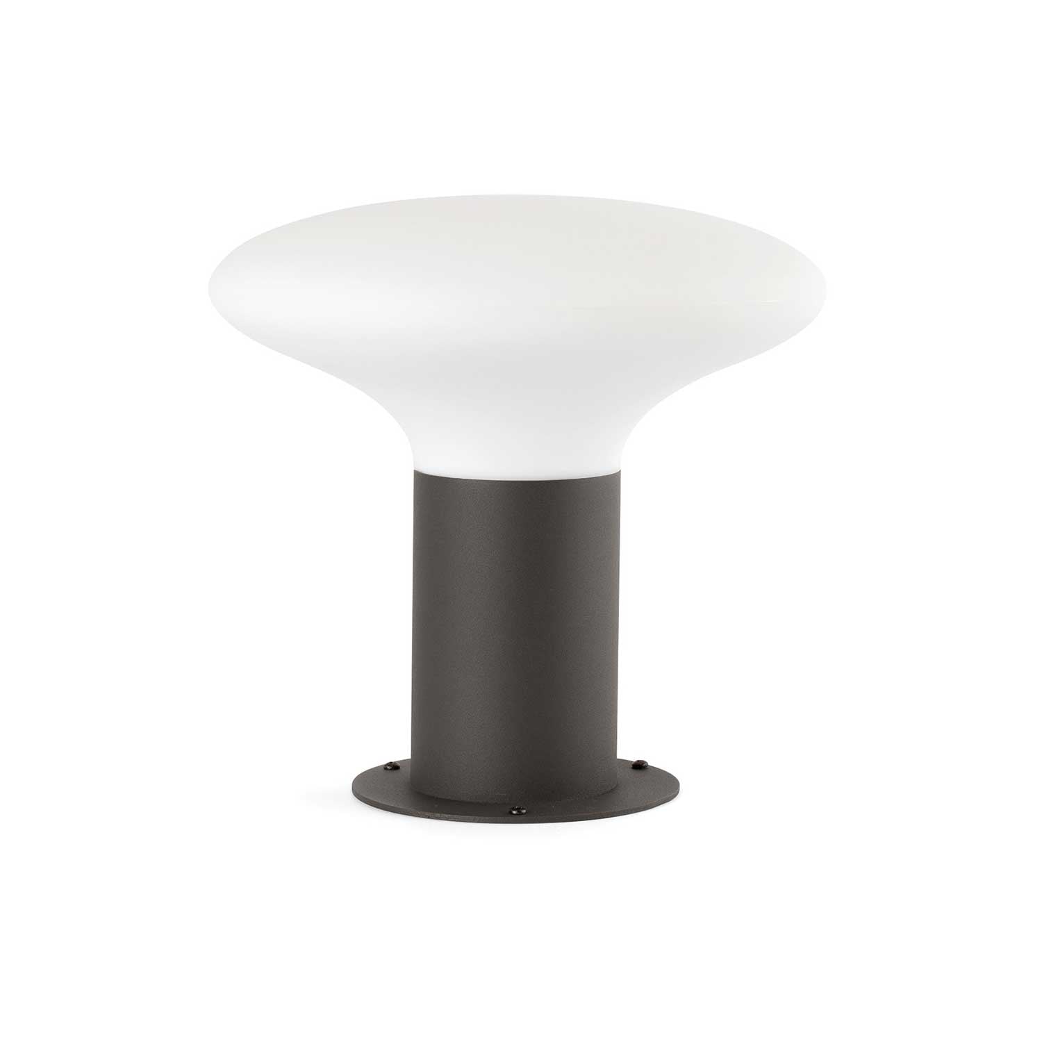 Blub's - Potelet de jardin champignon en alu gris foncé