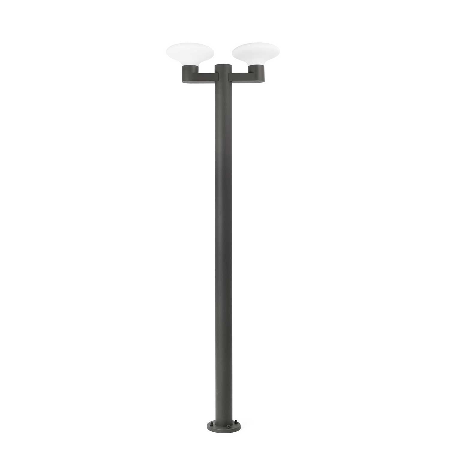 Blubs - Modern dark gray outdoor floor lamp