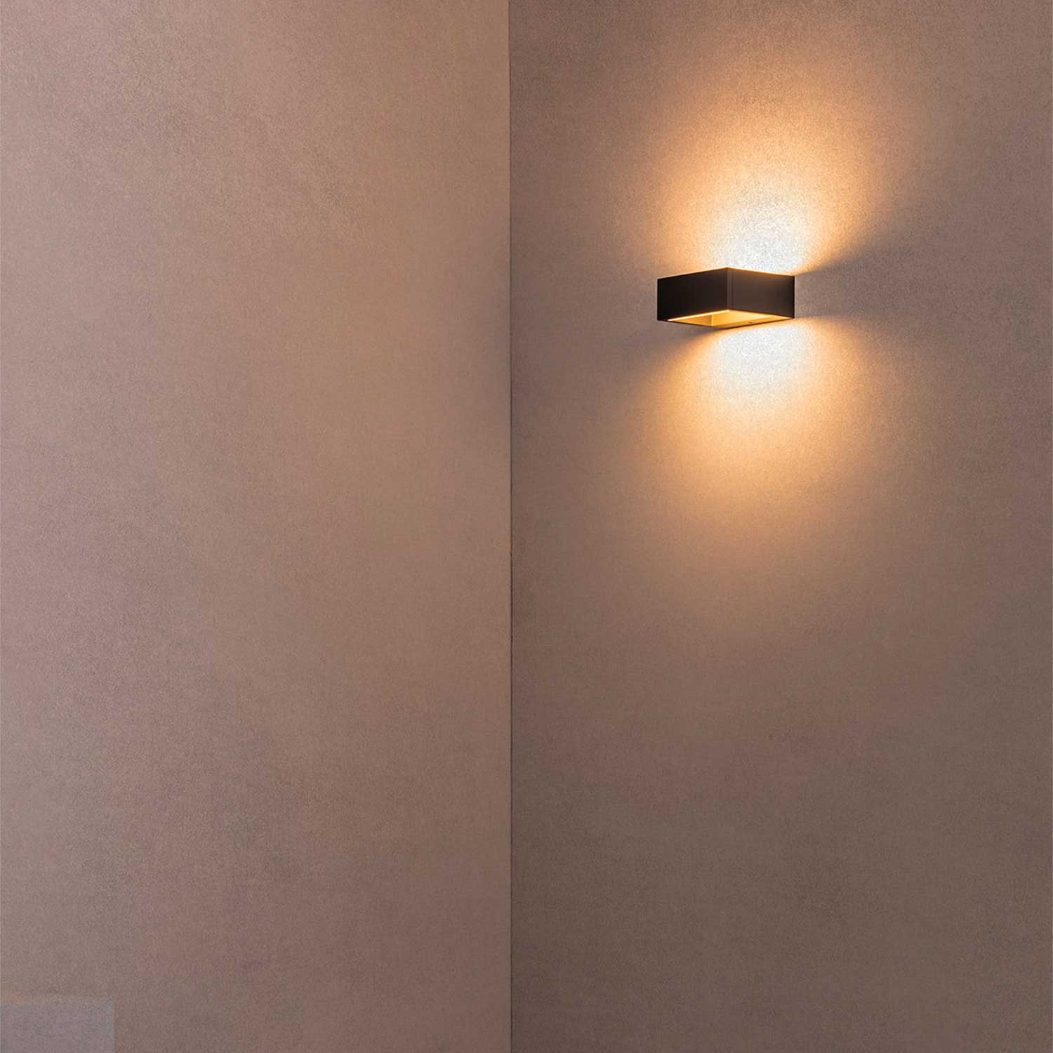 Alp - Applique murale extérieur grise avec led 3000K