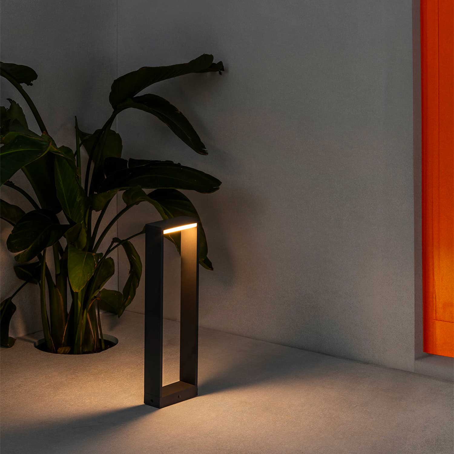 Alp - Baliza led 3000K para iluminación de jardín moderna