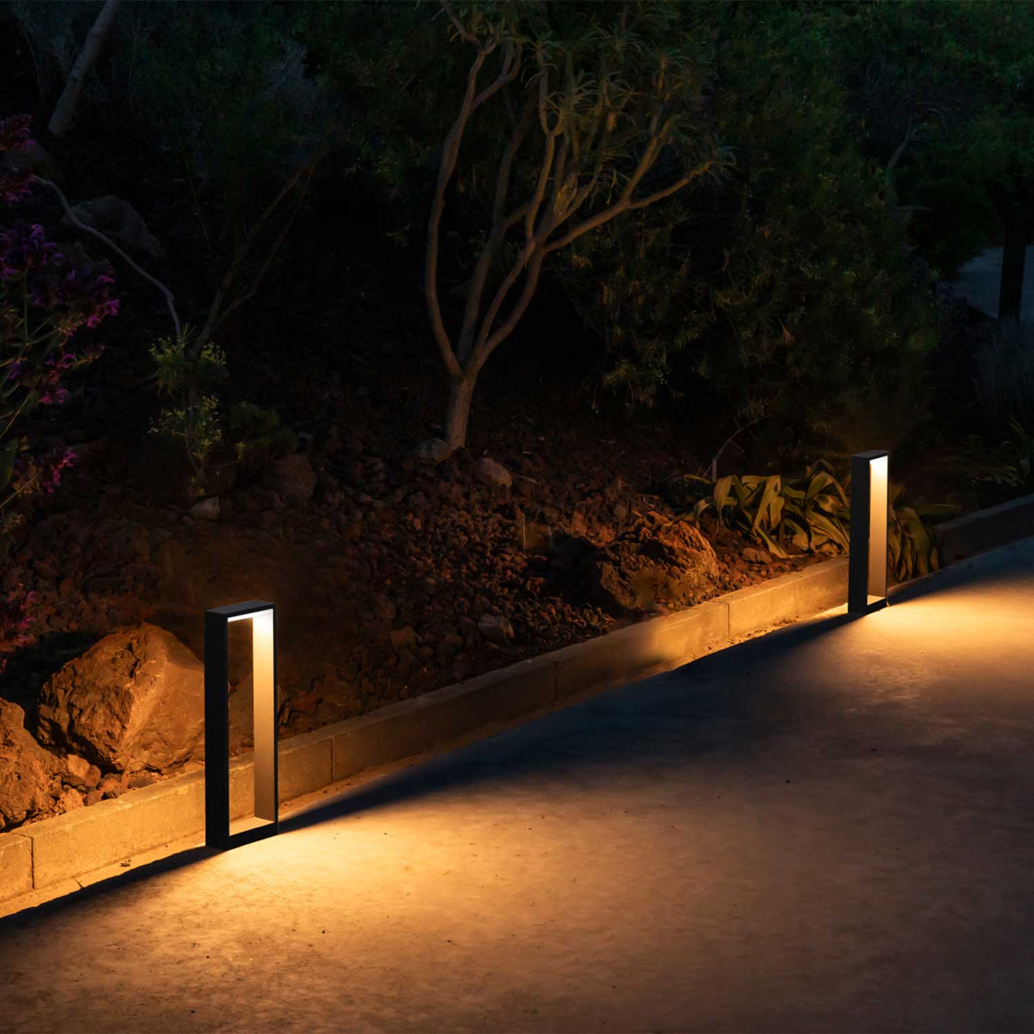 Alp - Baliza led 3000K para iluminación de jardín moderna