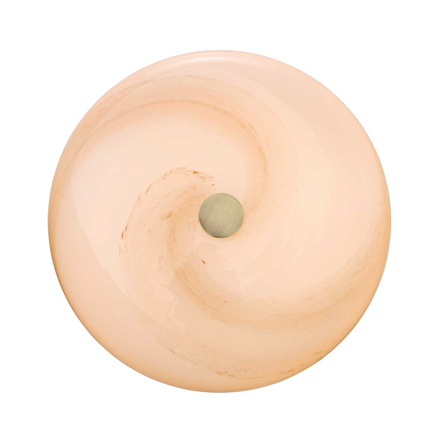 Stockholm - Plafonnier en verre effet marbre blanc pour chambre