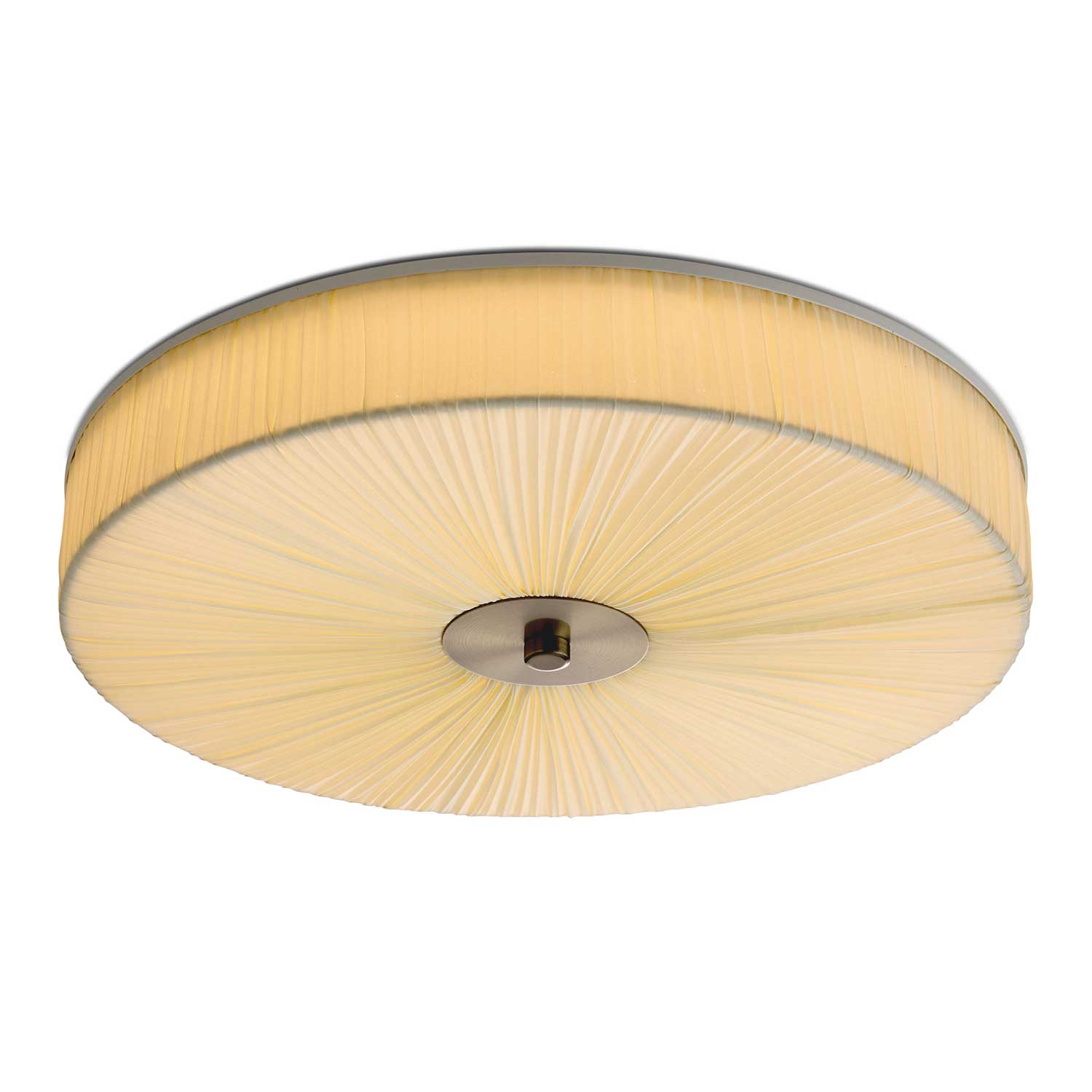Lámpara de techo de tela LED diseño vintage para dormitorio