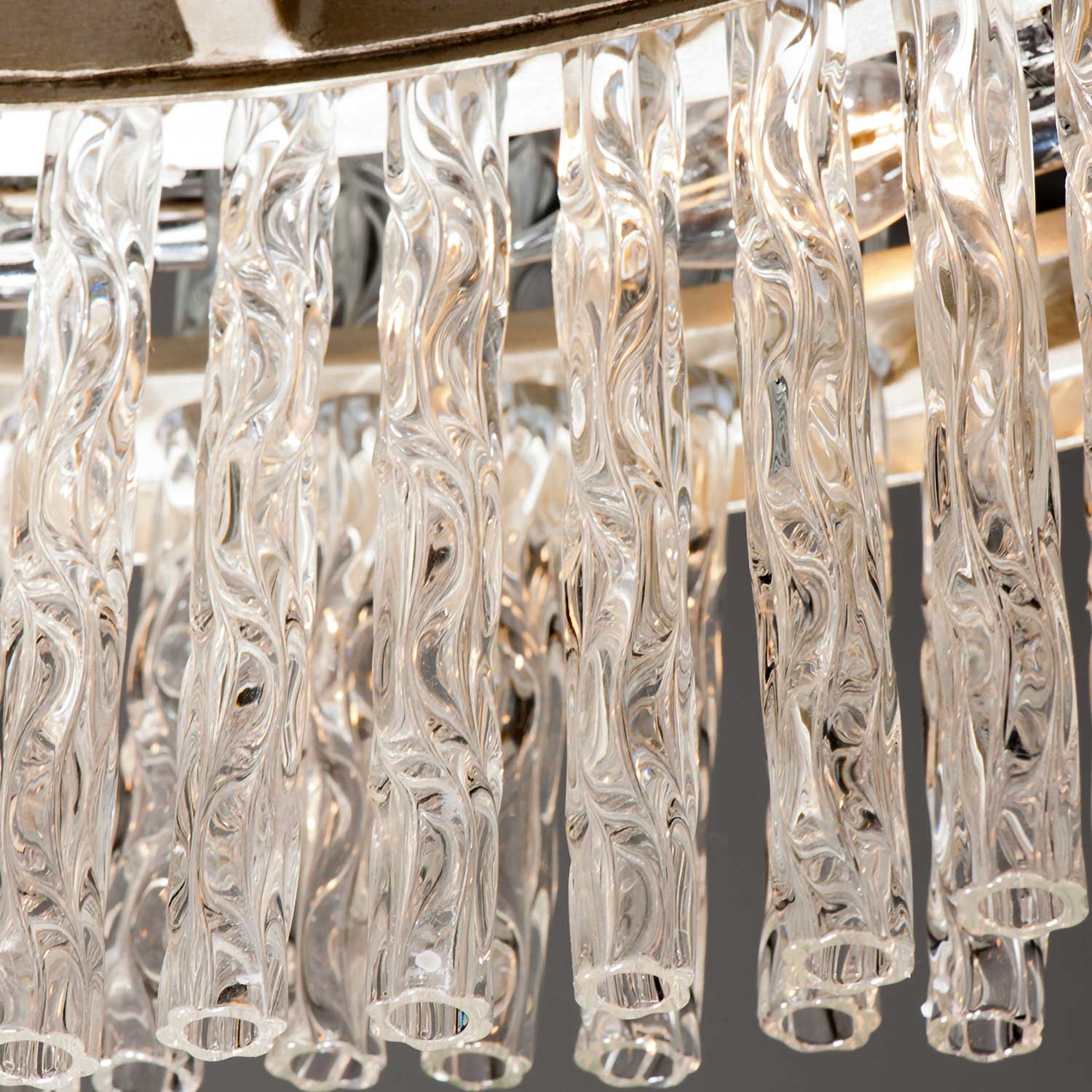 Chime - XXL crystal tassel chandelier for luxury living room