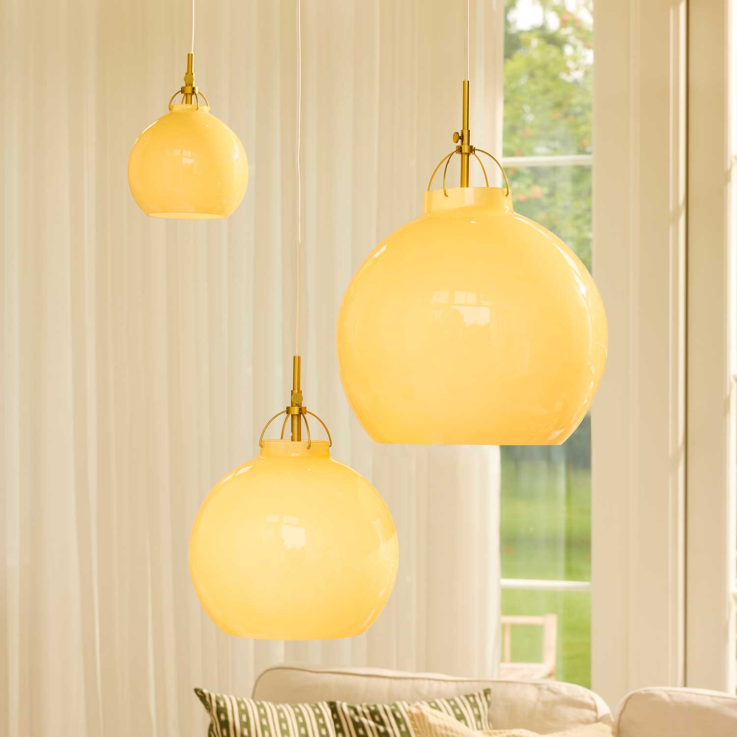 Toscana - Suspension colorée design vintage pour chambre