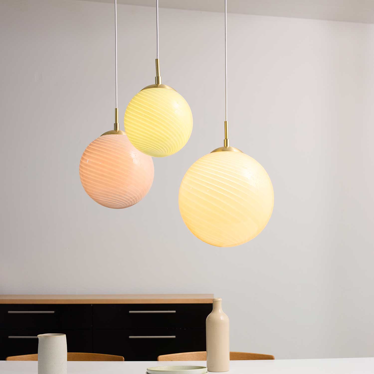 Candy - Suspension colorée design bonbon pour cuisine