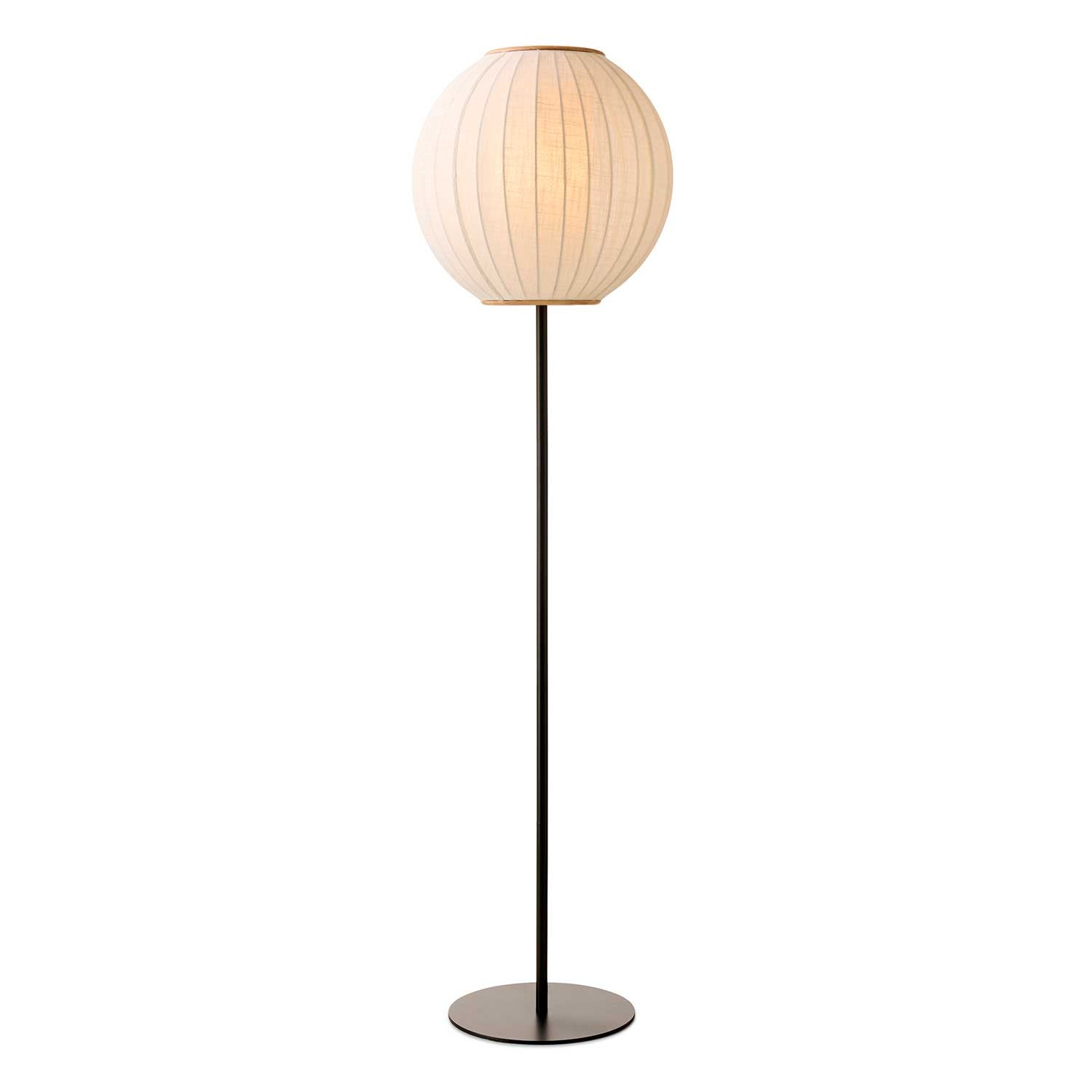 Balloon - Lampadaire sur pied lanterne en tissu design scandinave
