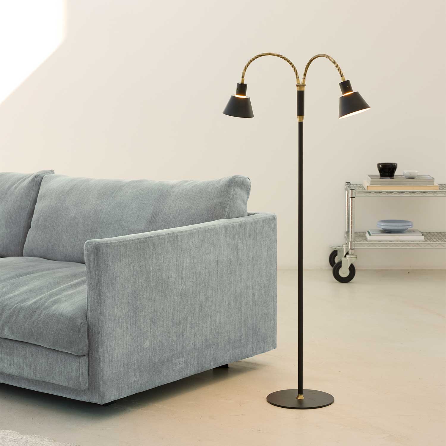 Space - Lámpara de salón LED vintage diseño orientable