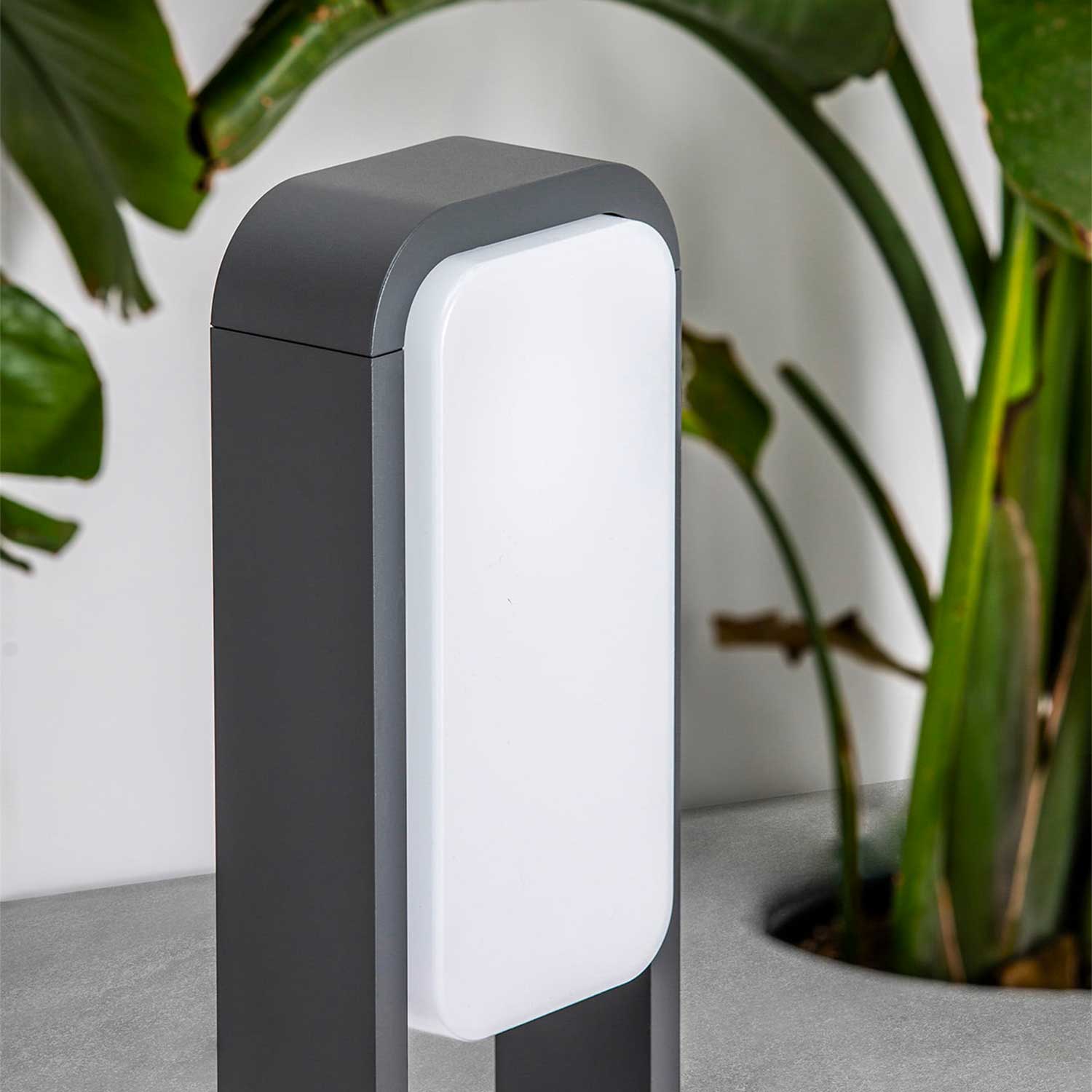Pegatina - Baliza led 3000K diseño contemporáneo para terraza