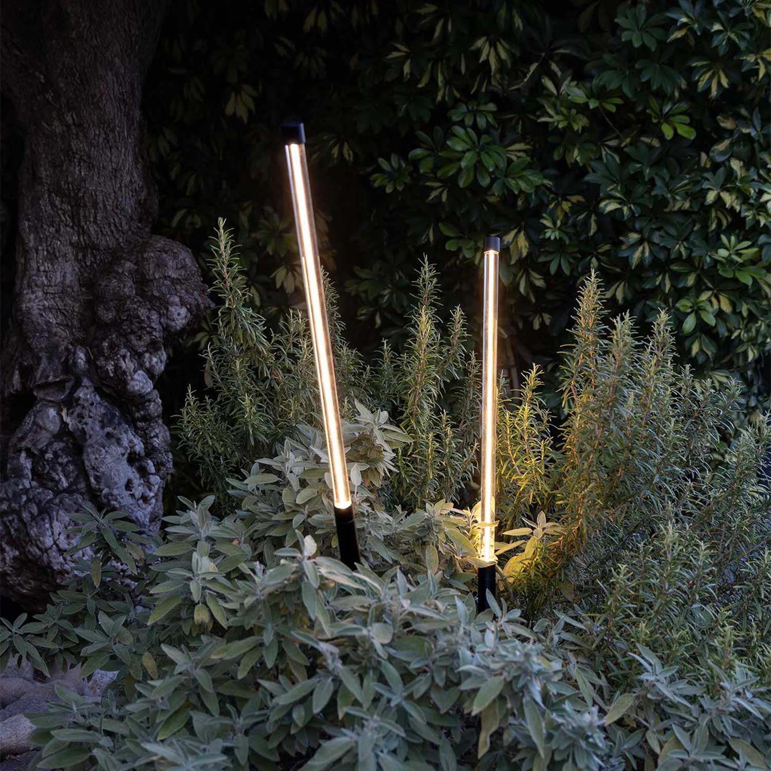 Bambou - Lampe piquet led pour éclairage de jardin