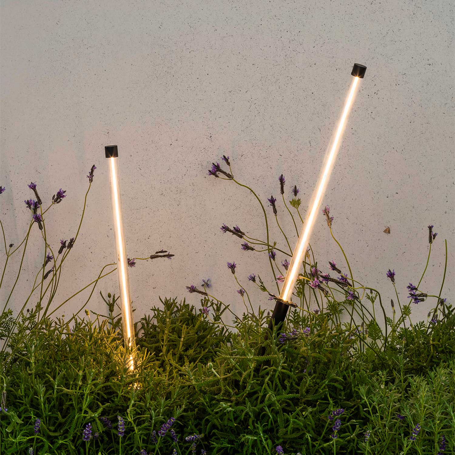 Bambou - Lampe piquet led pour éclairage de jardin
