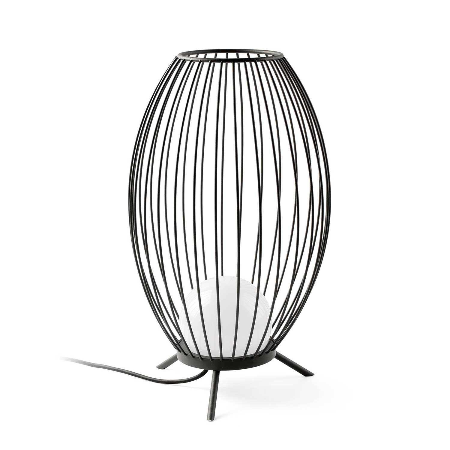 Cage - Lampe d'extérieur led en alu pour jardin moderne