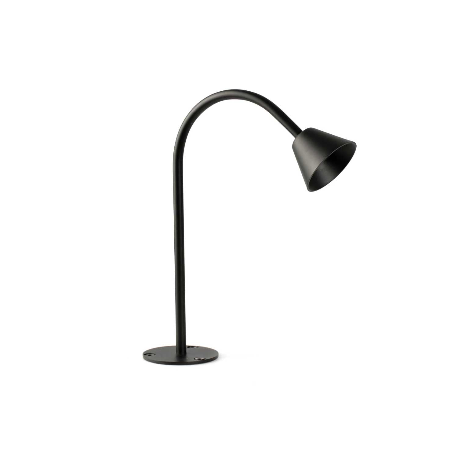 Lily - Borne noire led extérieure design contemporain