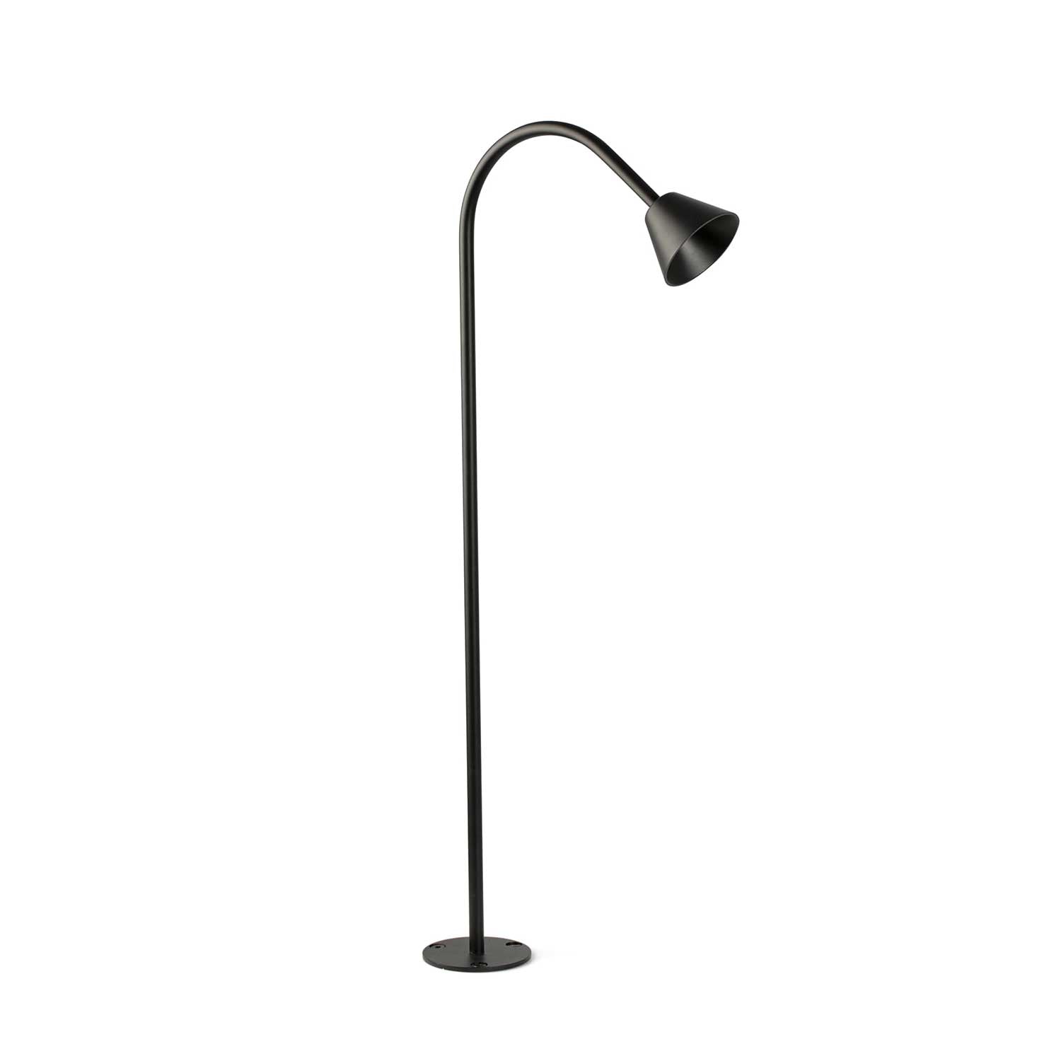 Lily - Borne noire led extérieure design contemporain