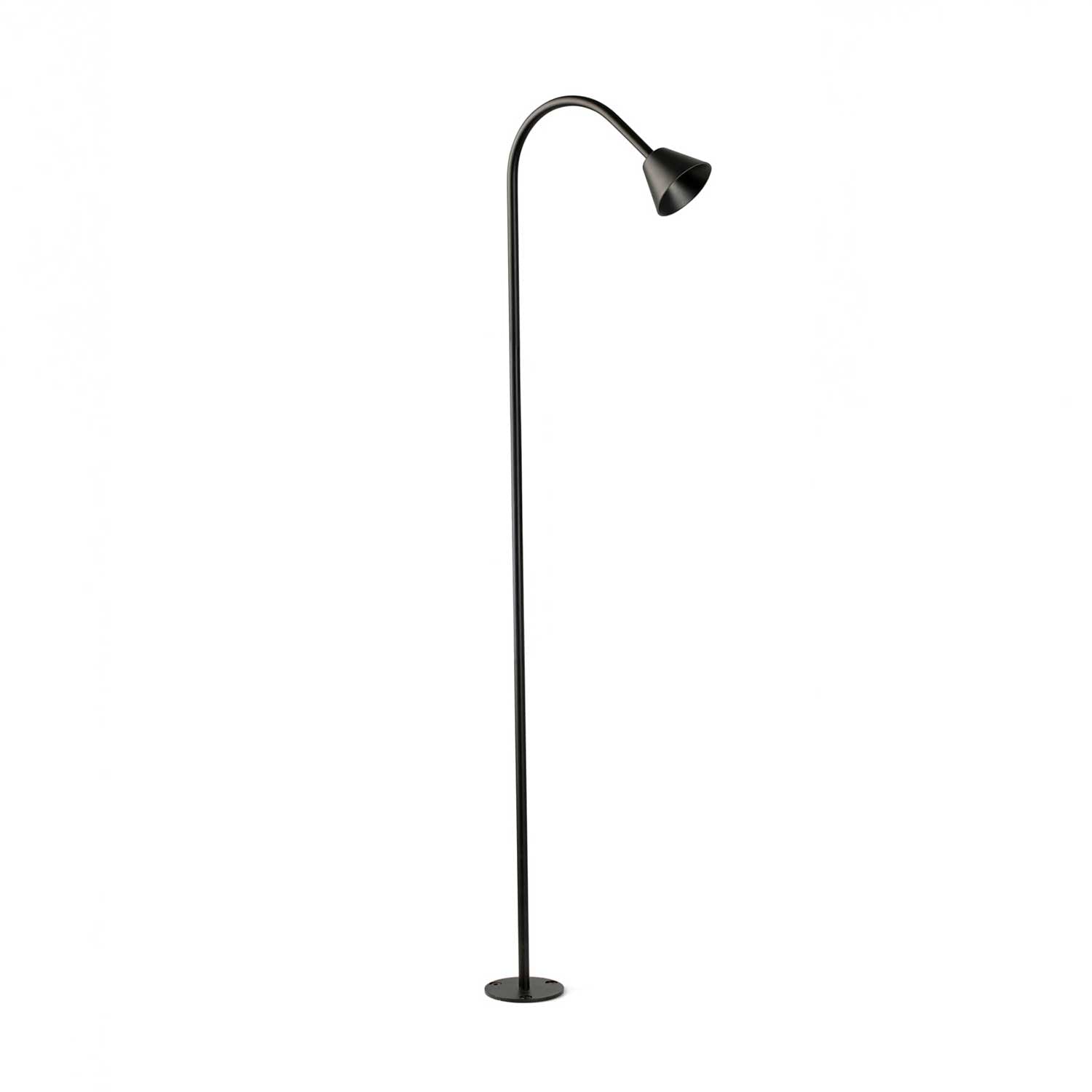 Lily - Borne noire led extérieure design contemporain