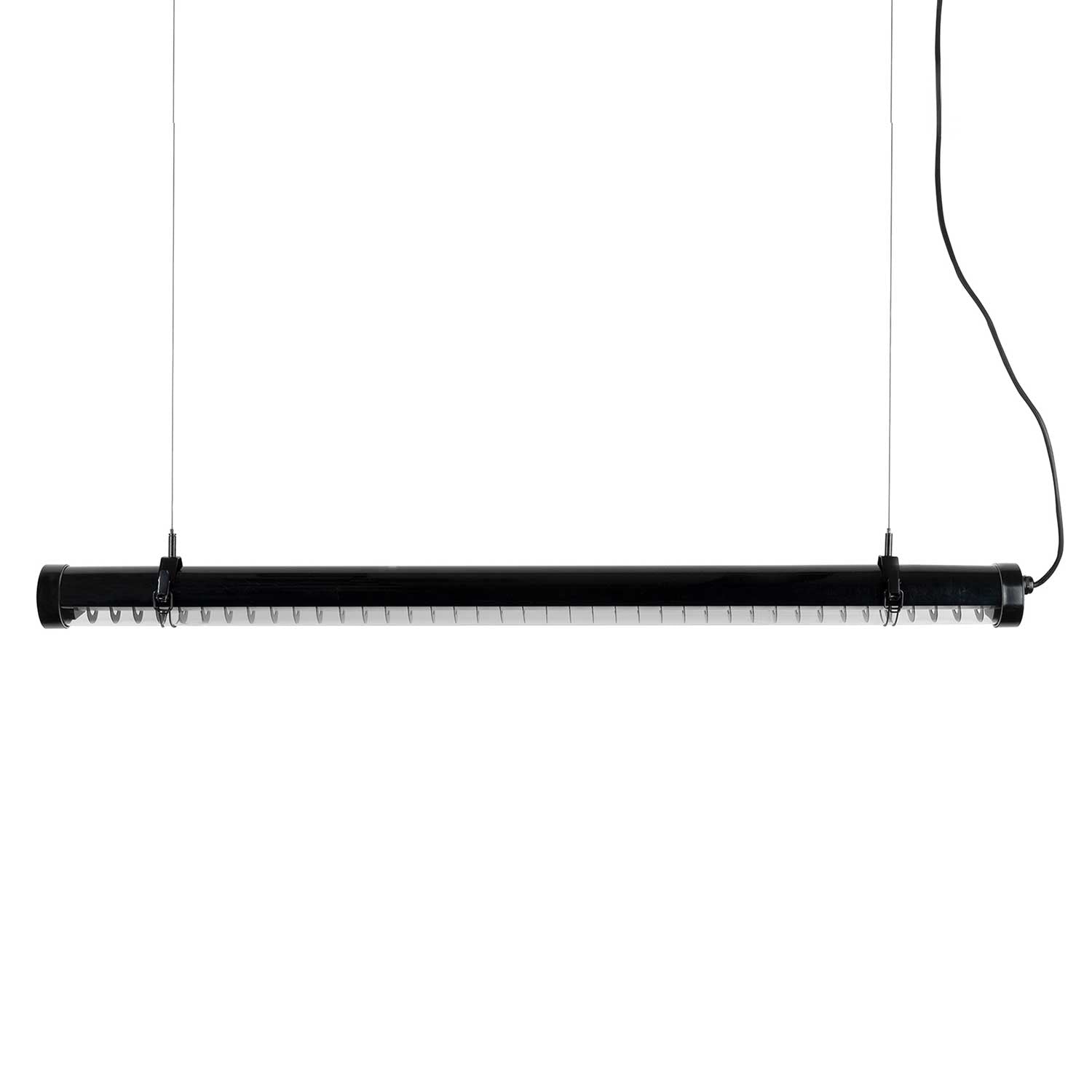 Scuba Louver - Suspension tube led industrielle pour cuisine moderne