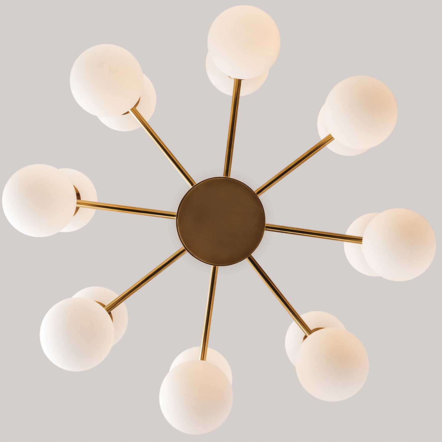 Astoria - Golden brass pendant light for modern living room