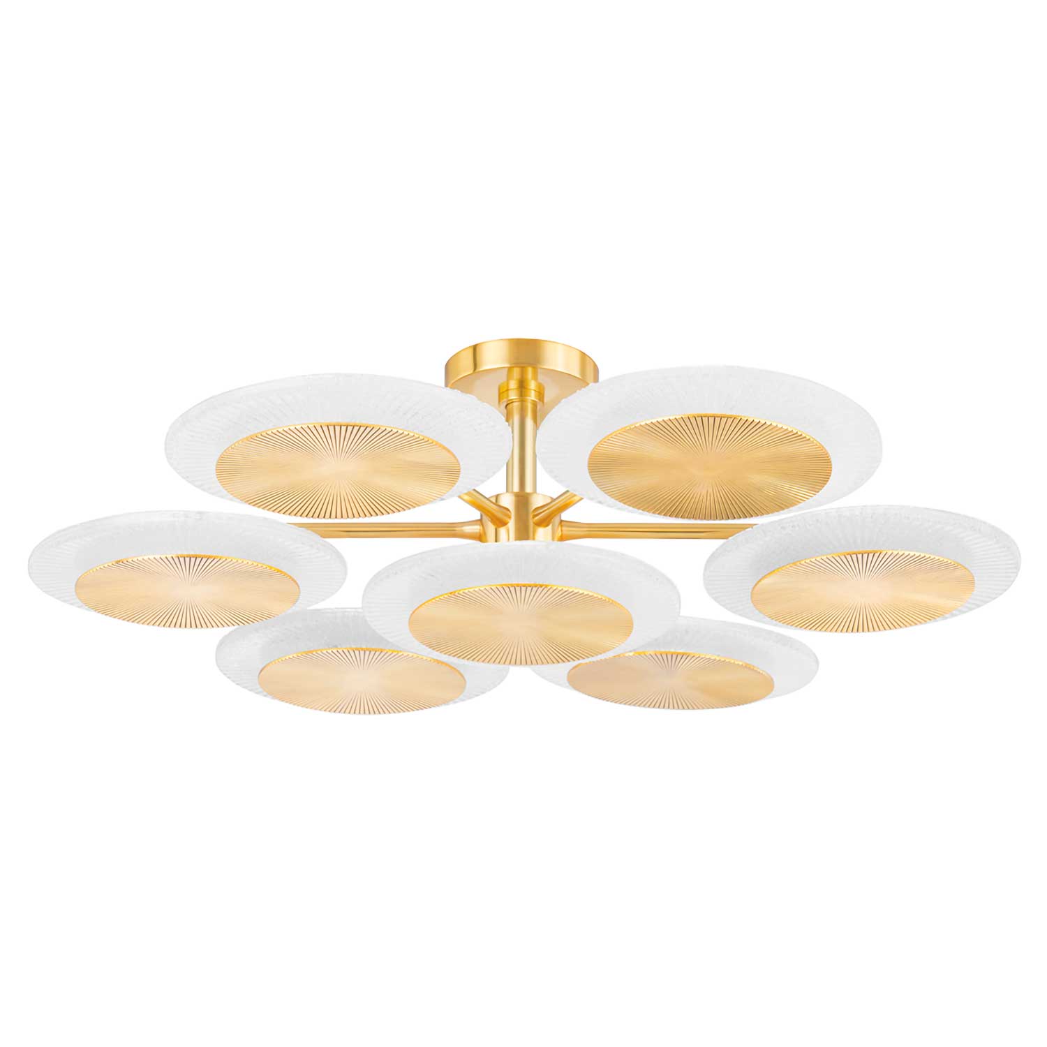 Topaz - Plafonnier LED moderne design luxueux pour salon