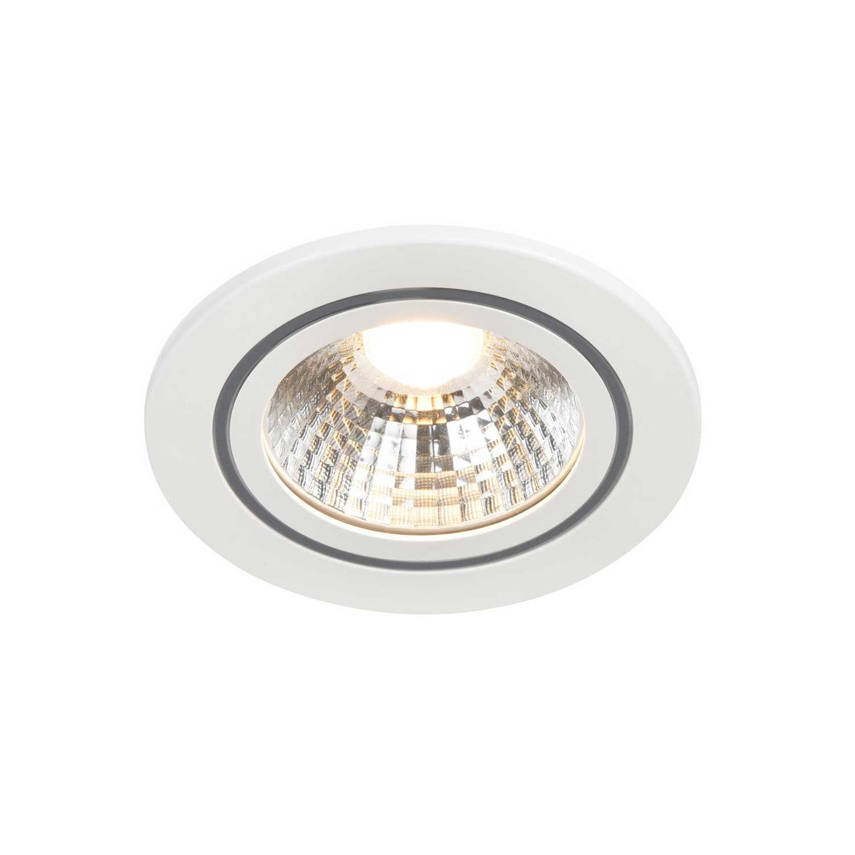Alec 1-Kit - Spot encastré LED en plastique avec variation Moodmaker et anneau lumineux, IP44