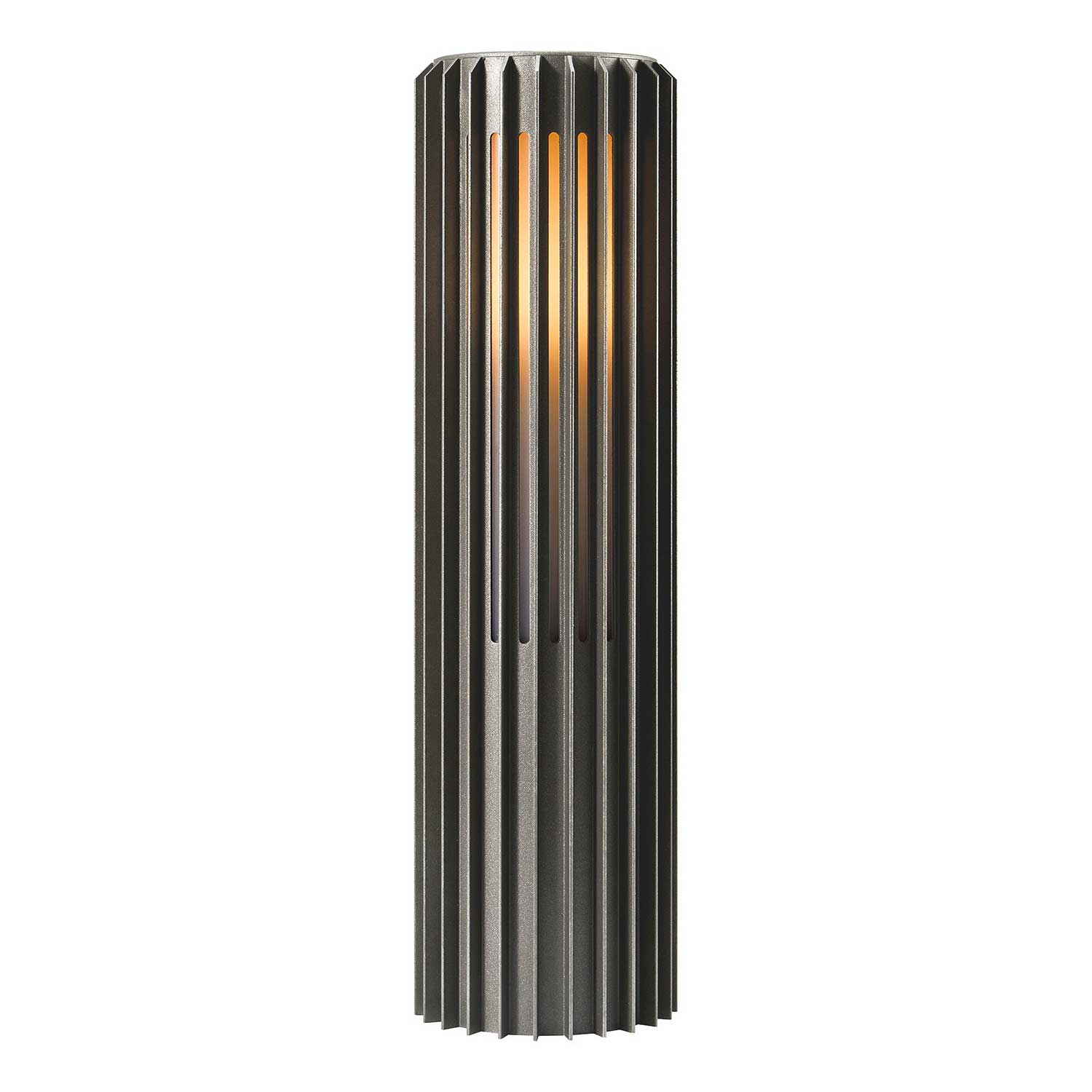 Aludra - Borne lumineuse LED de jardin en acier contemporain