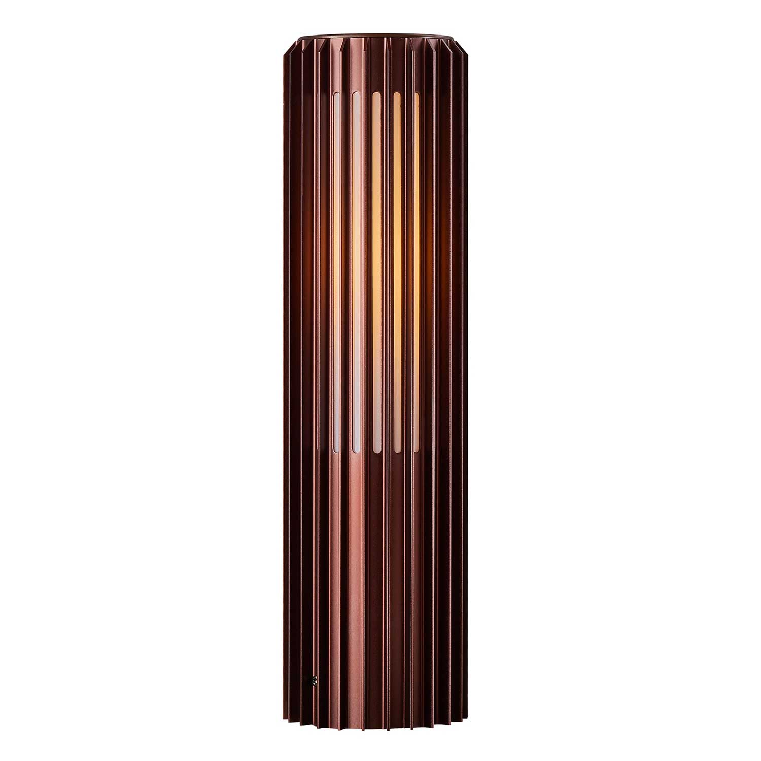 Aludra - Poste luminoso LED de jardín en acero contemporáneo