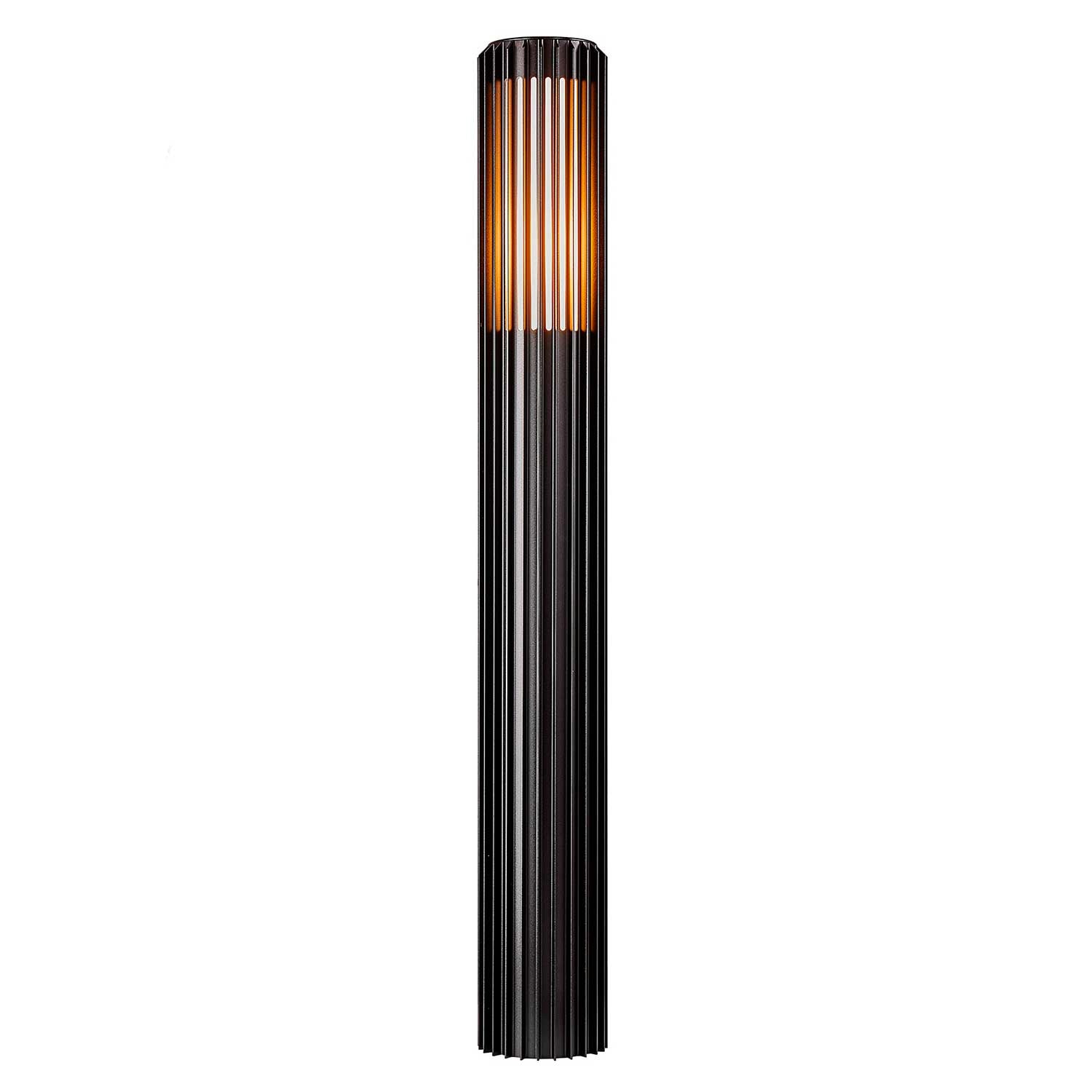 Aludra - Borne lumineuse LED de jardin en acier contemporain