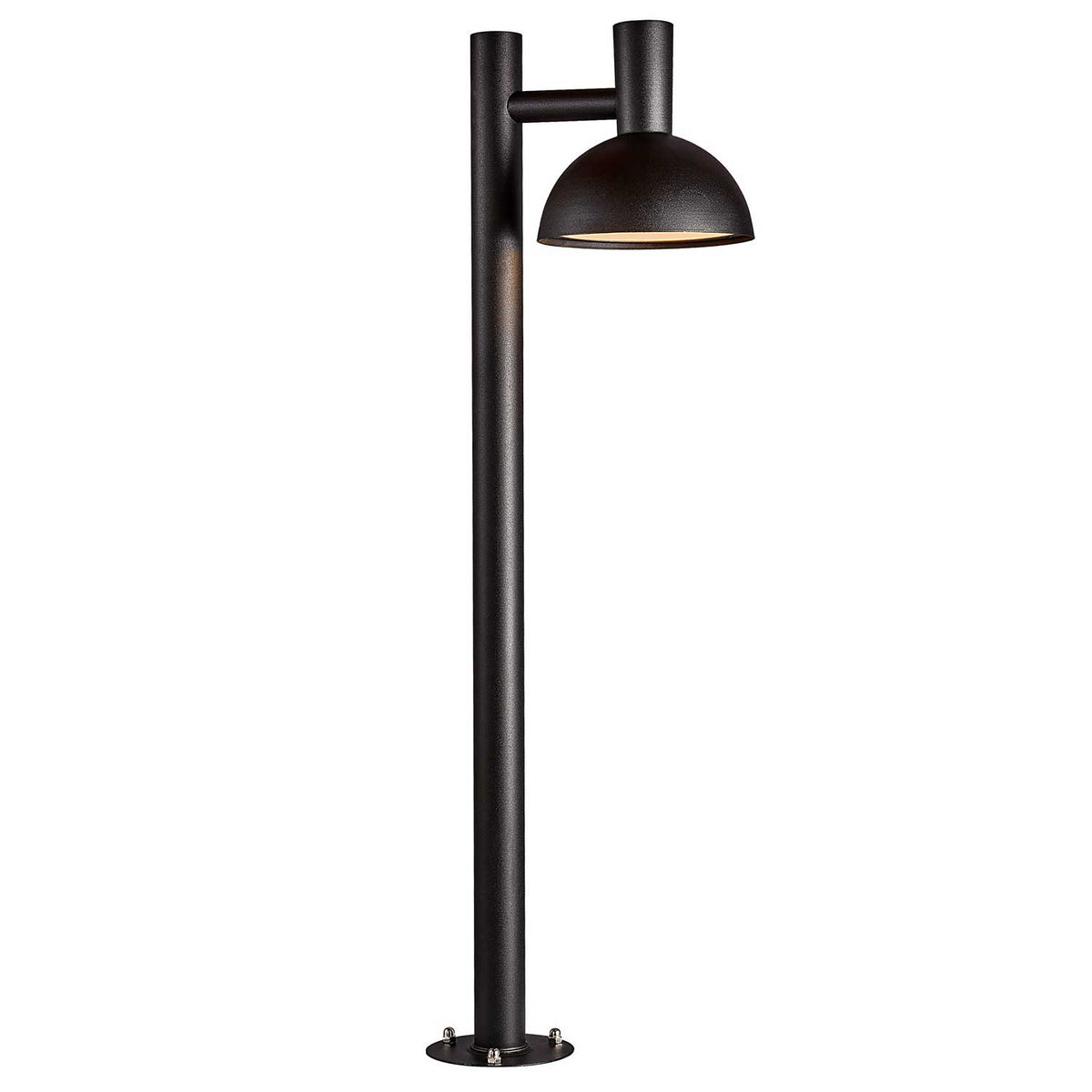 Arki - Borne de jardin en métal à abat-jour en dôme, style scandinave
